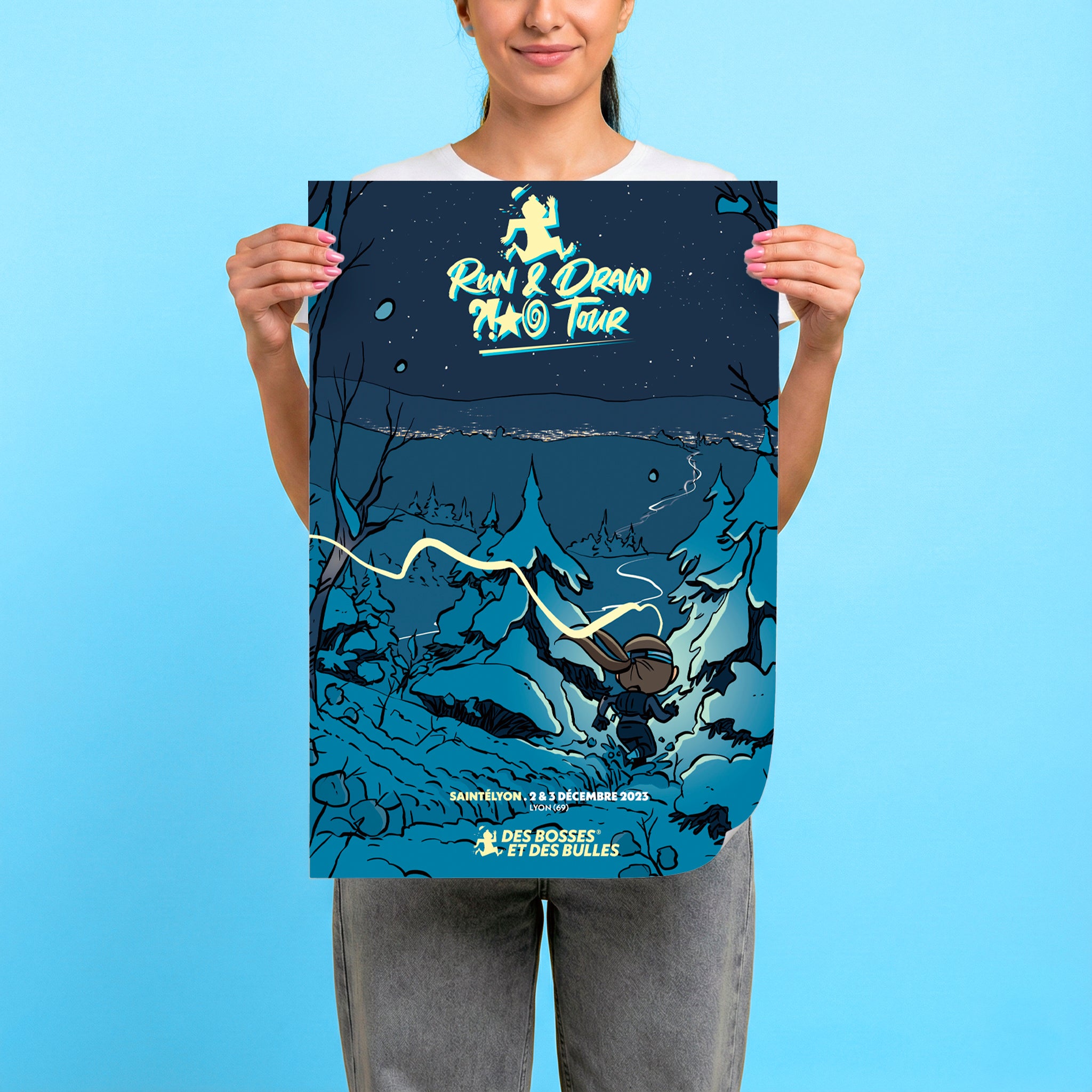 Affiche Des Bosses et Des Bulles n°10 – Saintélyon 2023