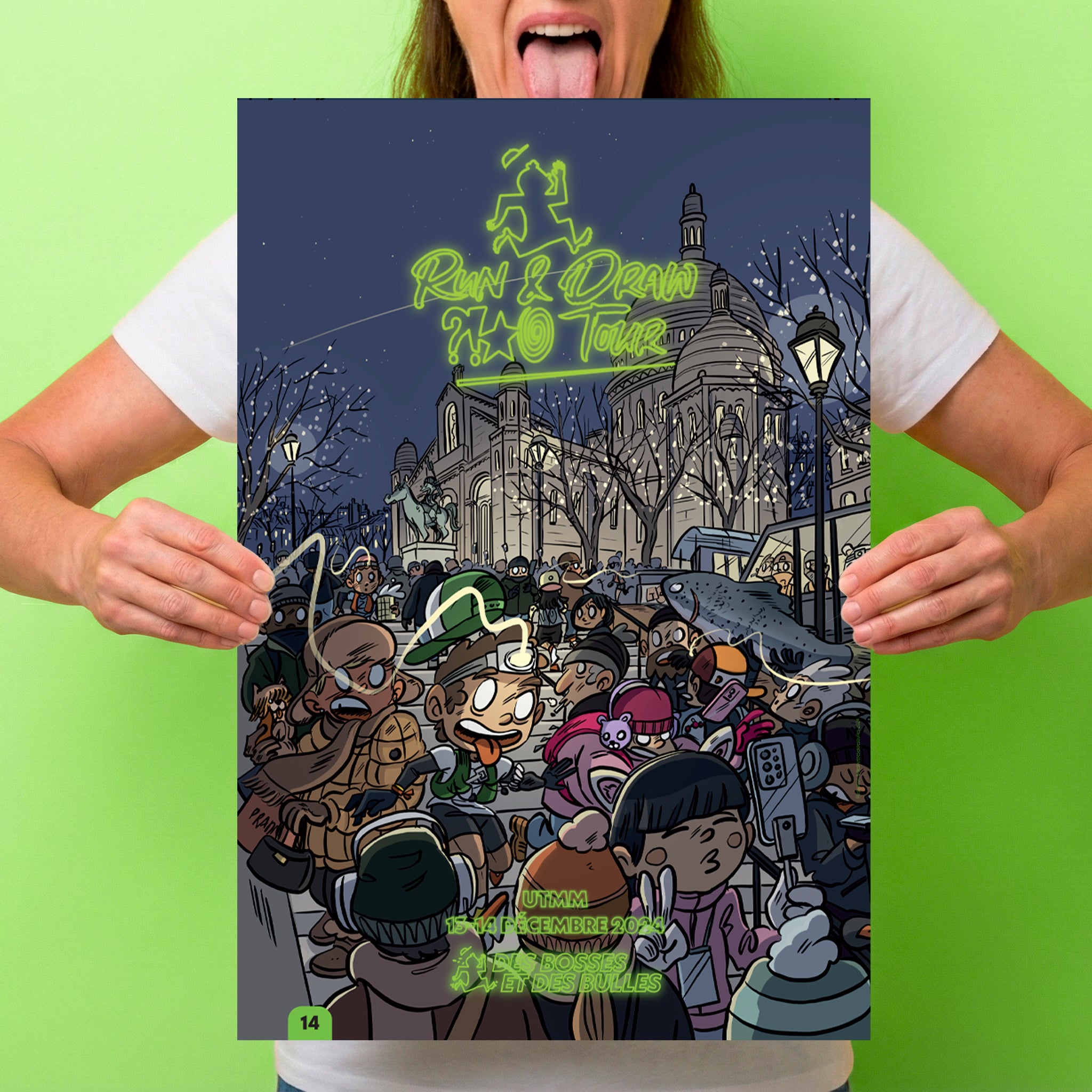Affiche Des Bosses et Des Bulles n°14 – UTMM 2024