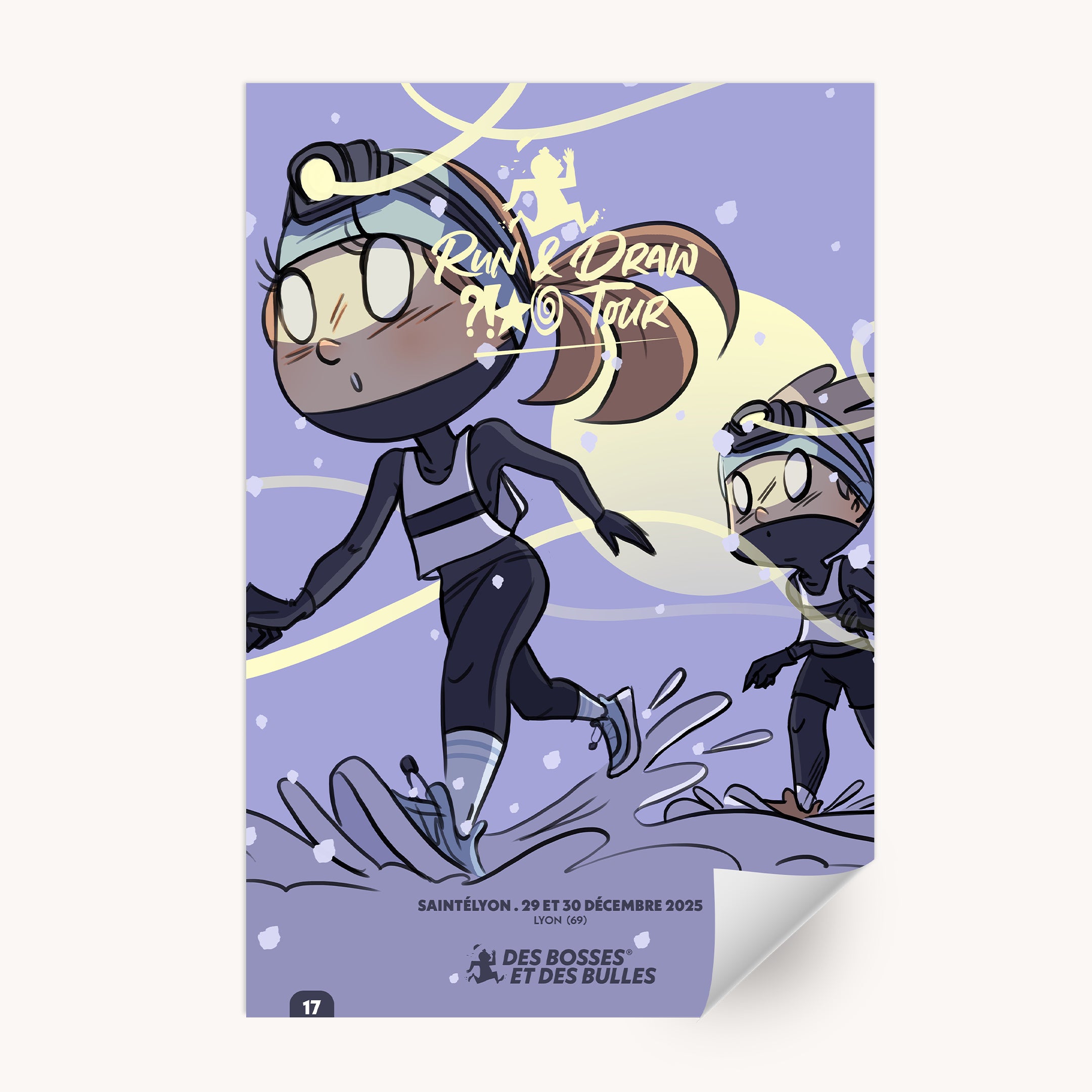 Affiche Des Bosses et Des Bulles n°17 – Saintélyon 2025