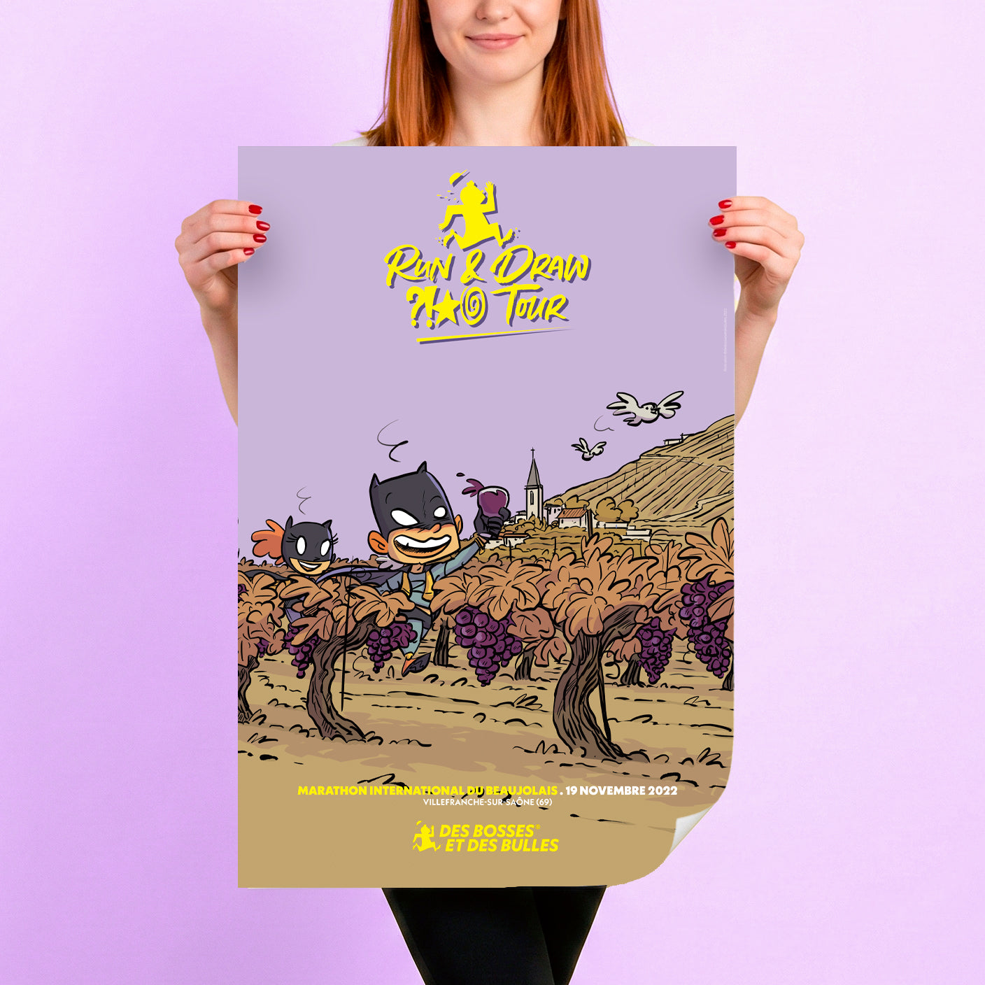 Affiche Des Bosses et Des Bulles n°6 – Marathon International du Beaujolais 2022