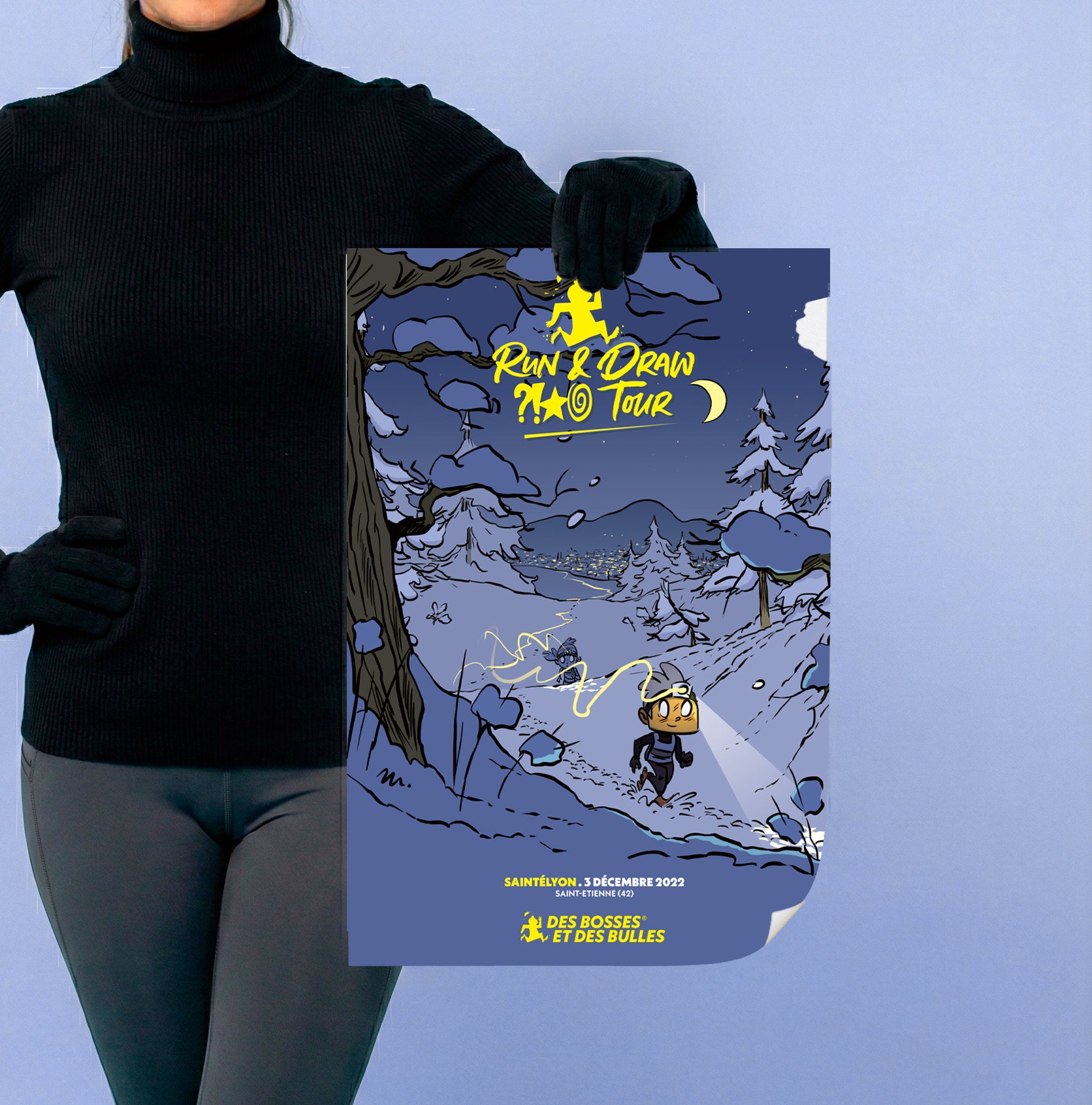 Affiche Des Bosses et Des Bulles n°7 – SaintéLyon 2022