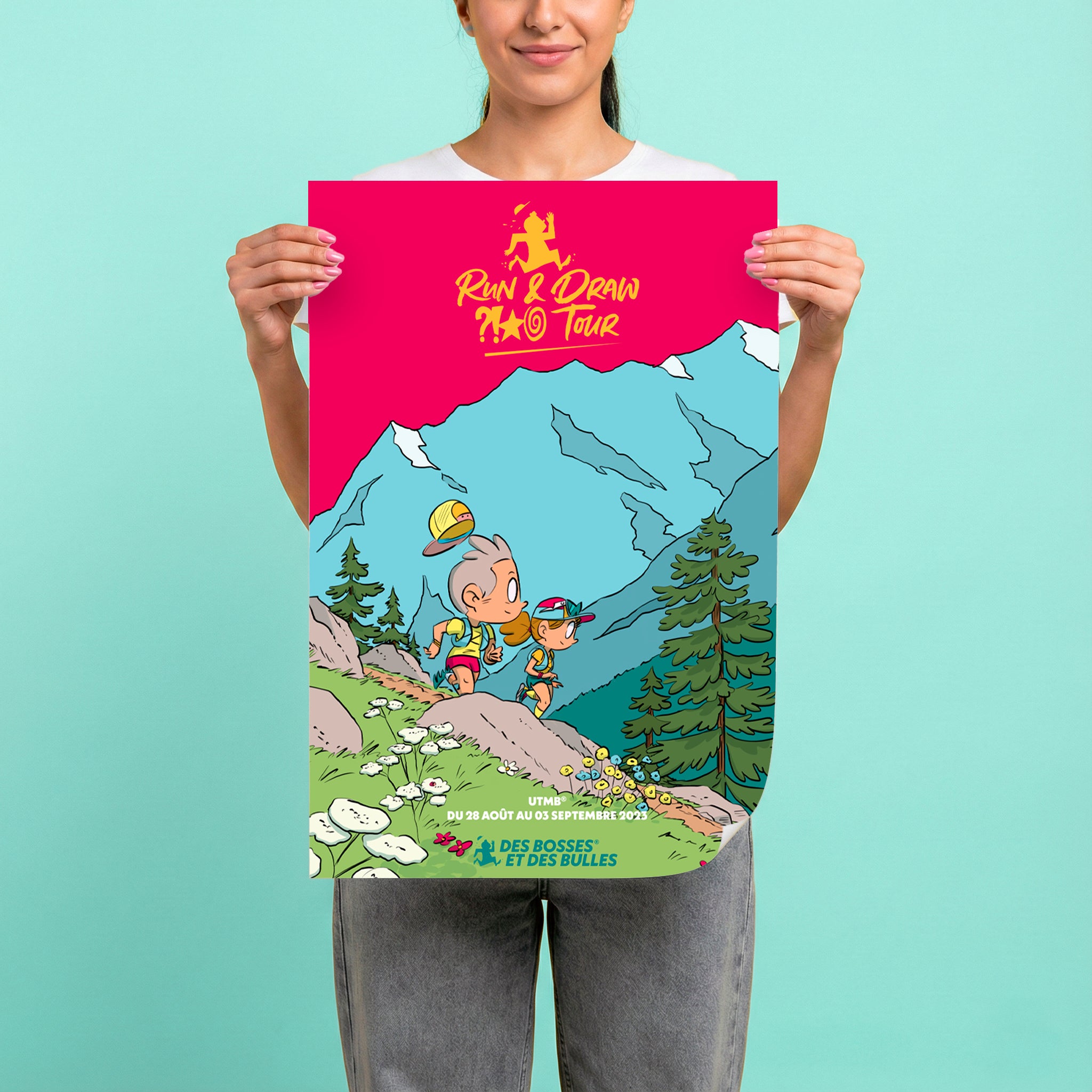 Affiche Des Bosses et Des Bulles n°9 – UTMB 2023