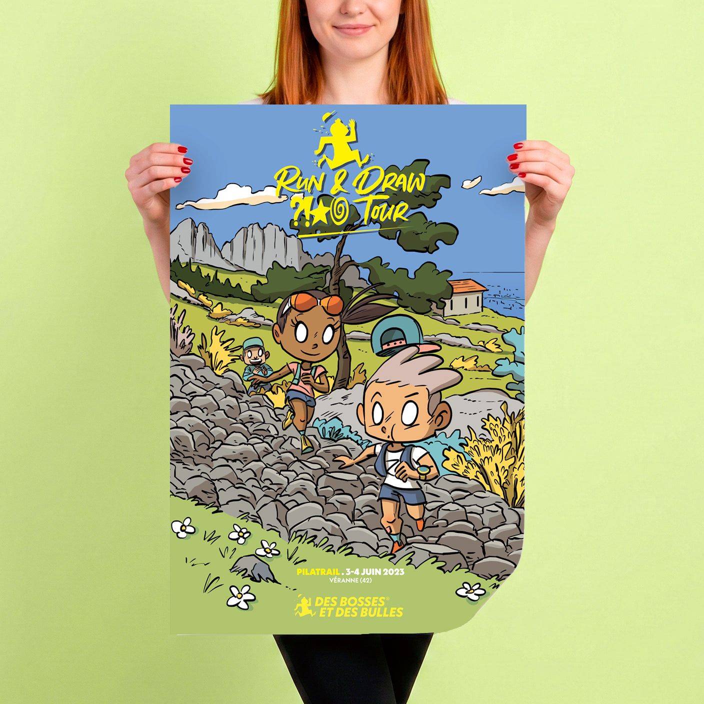 Affiche Des Bosses et Des Bulles n°8 – Pilatrail 2023