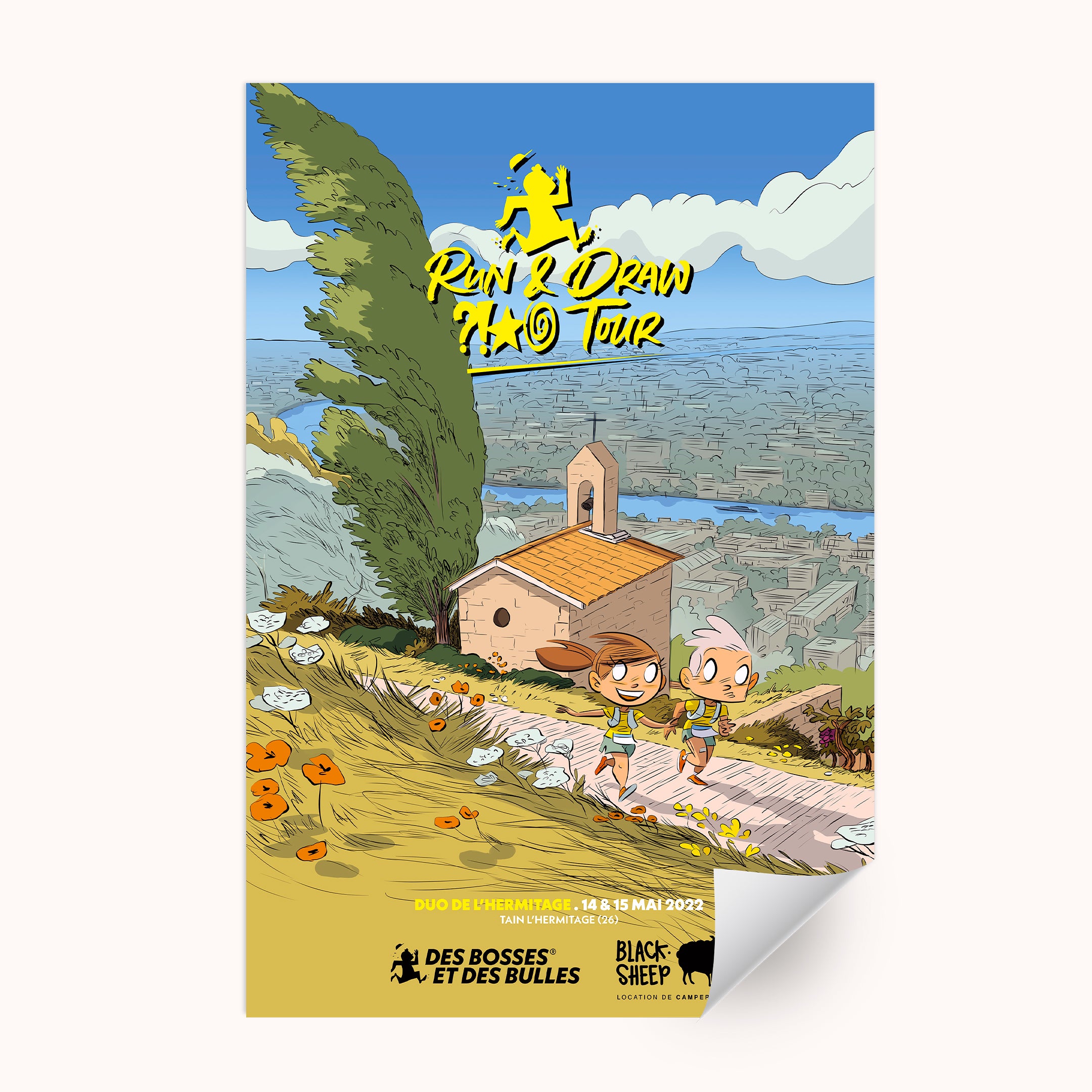 Affiche Des Bosses et Des Bulles n°1 – Duo de l’Hermitage 2022