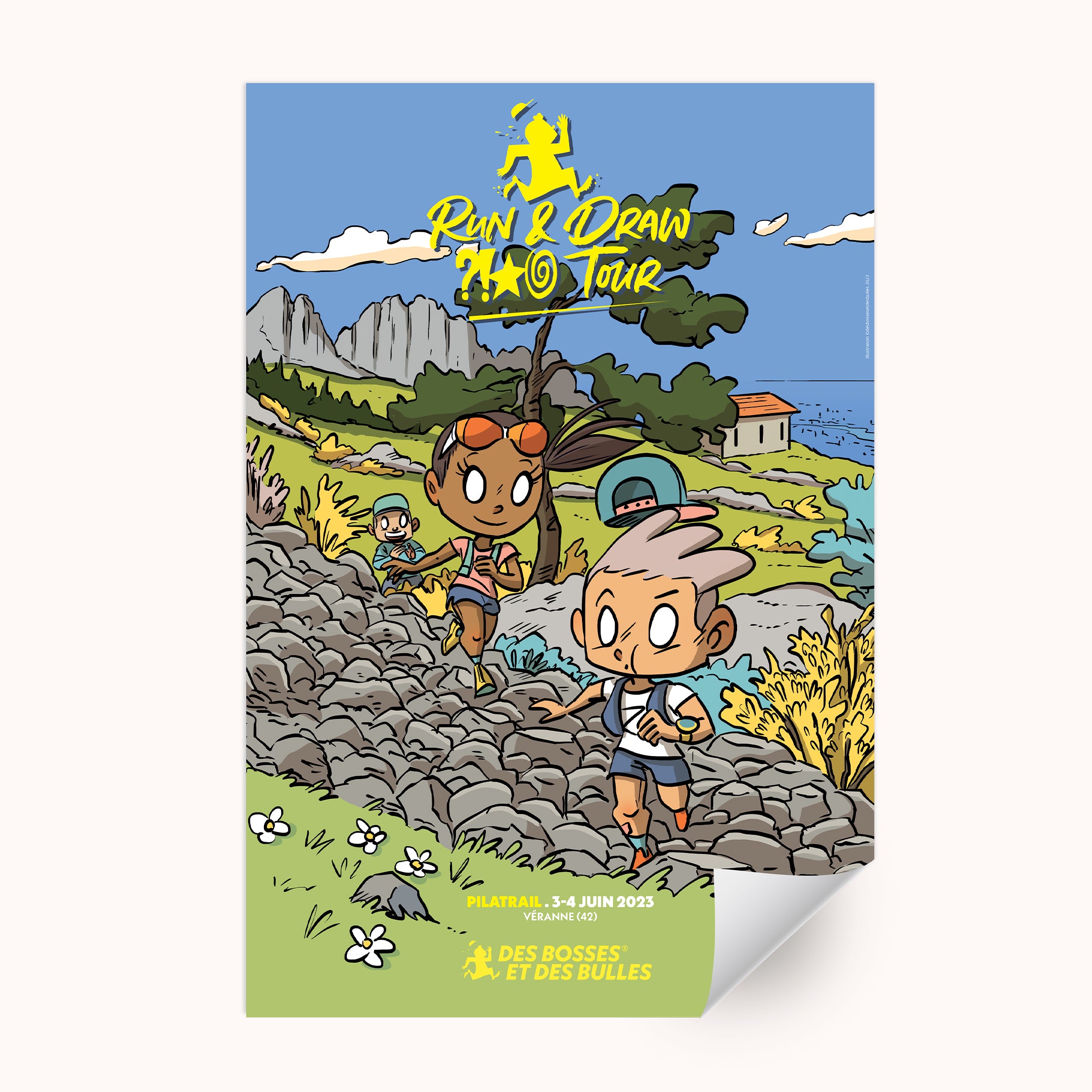 Affiche Des Bosses et Des Bulles n°8 – Pilatrail 2023