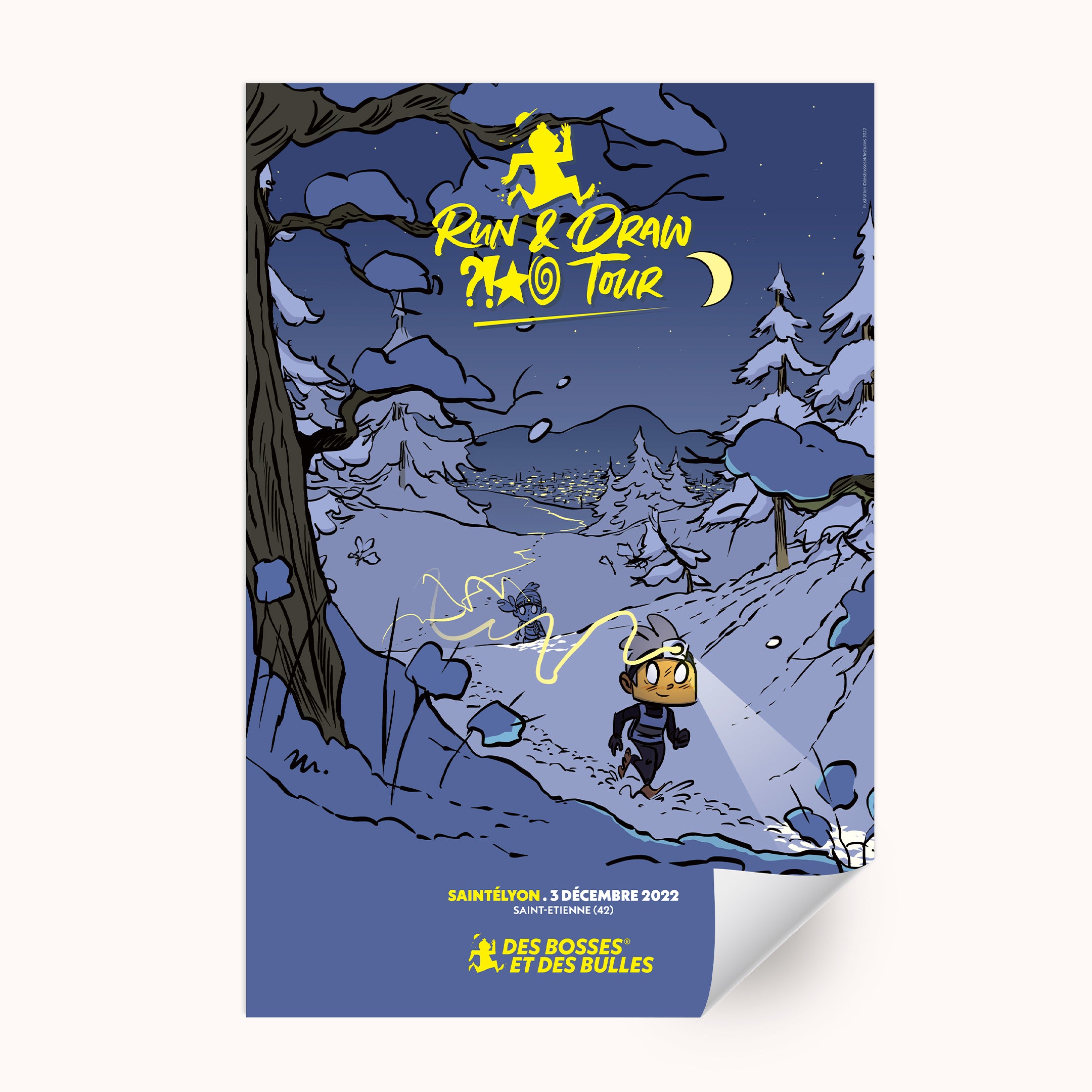 Affiche Des Bosses et Des Bulles n°7 – SaintéLyon 2022