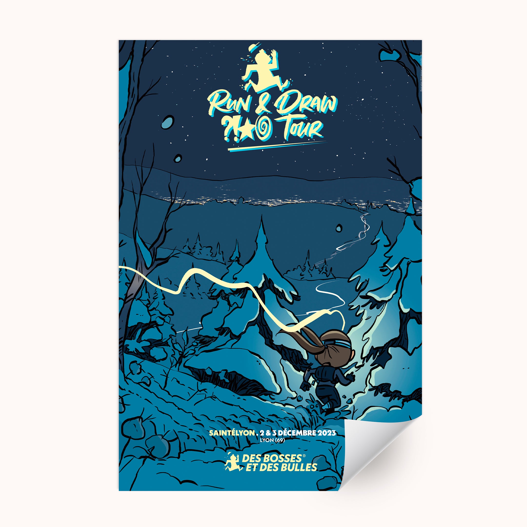 Affiche Des Bosses et Des Bulles n°10 – Saintélyon 2023