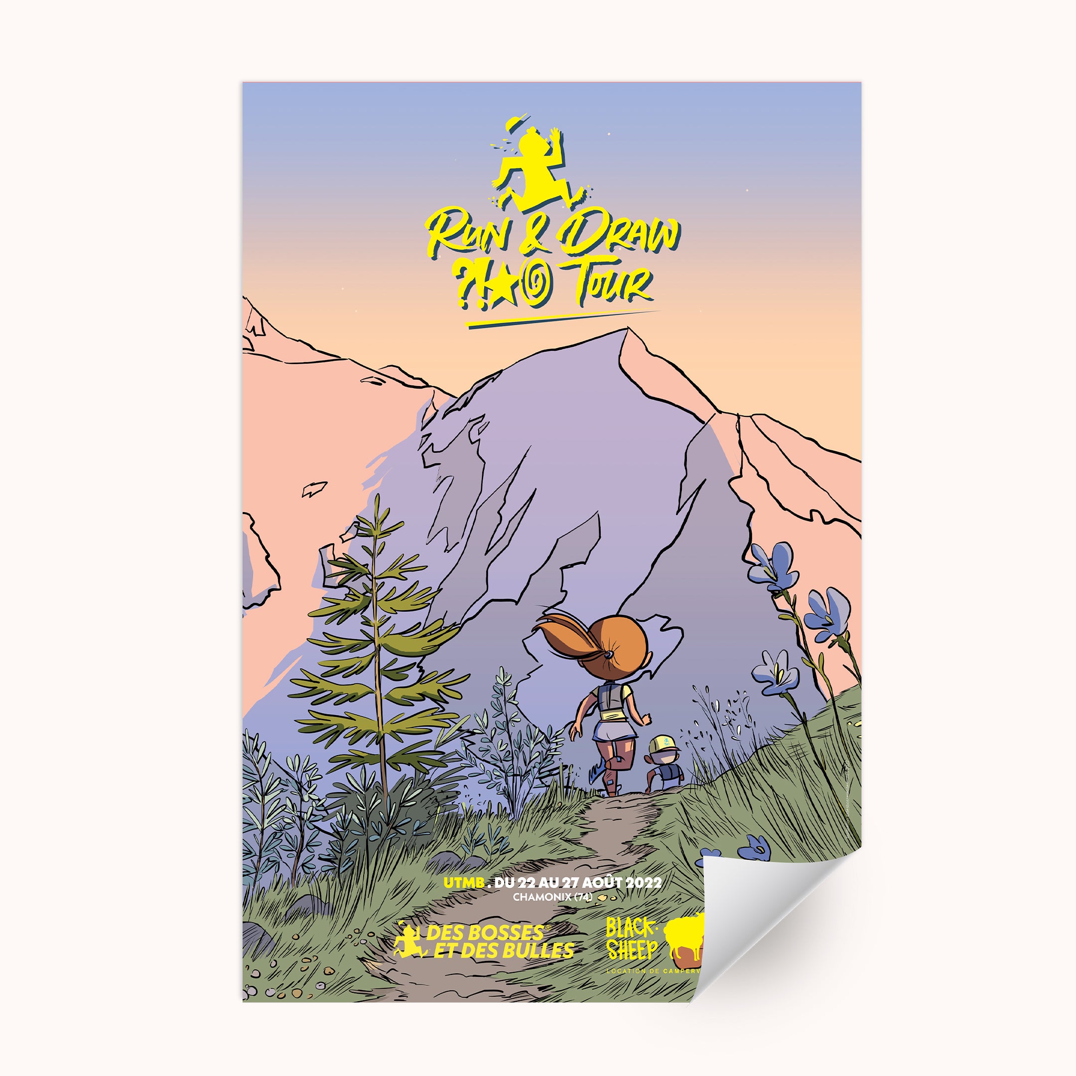 Affiche Des Bosses et Des Bulles n°4 – UTMB 2022