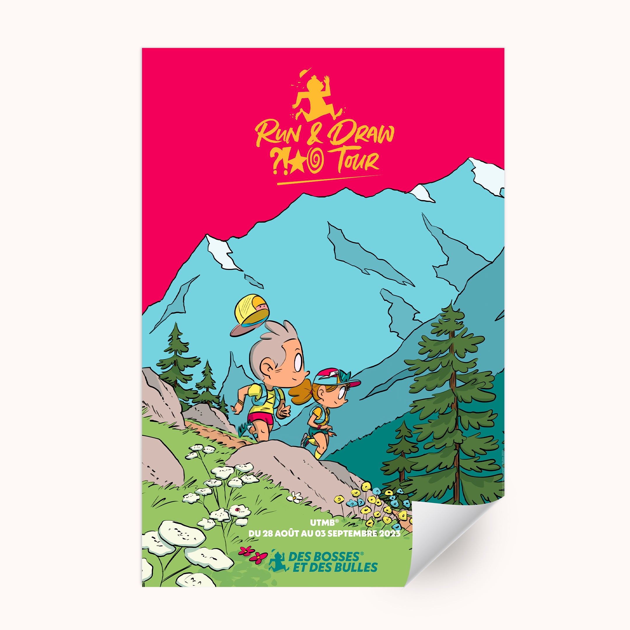 Affiche Des Bosses et Des Bulles n°9 – UTMB 2023