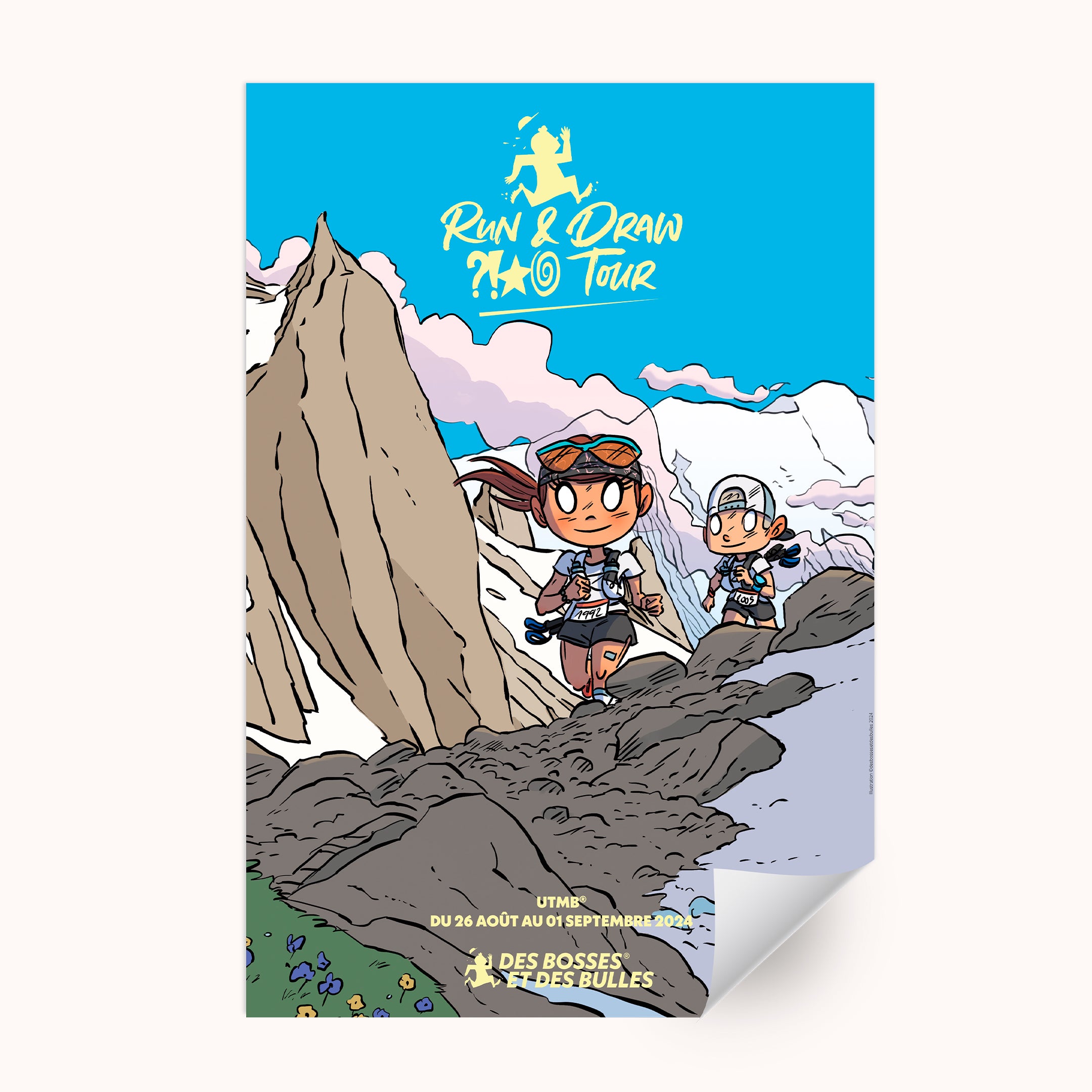 Affiche Des Bosses et Des Bulles n°11 – UTMB 2024