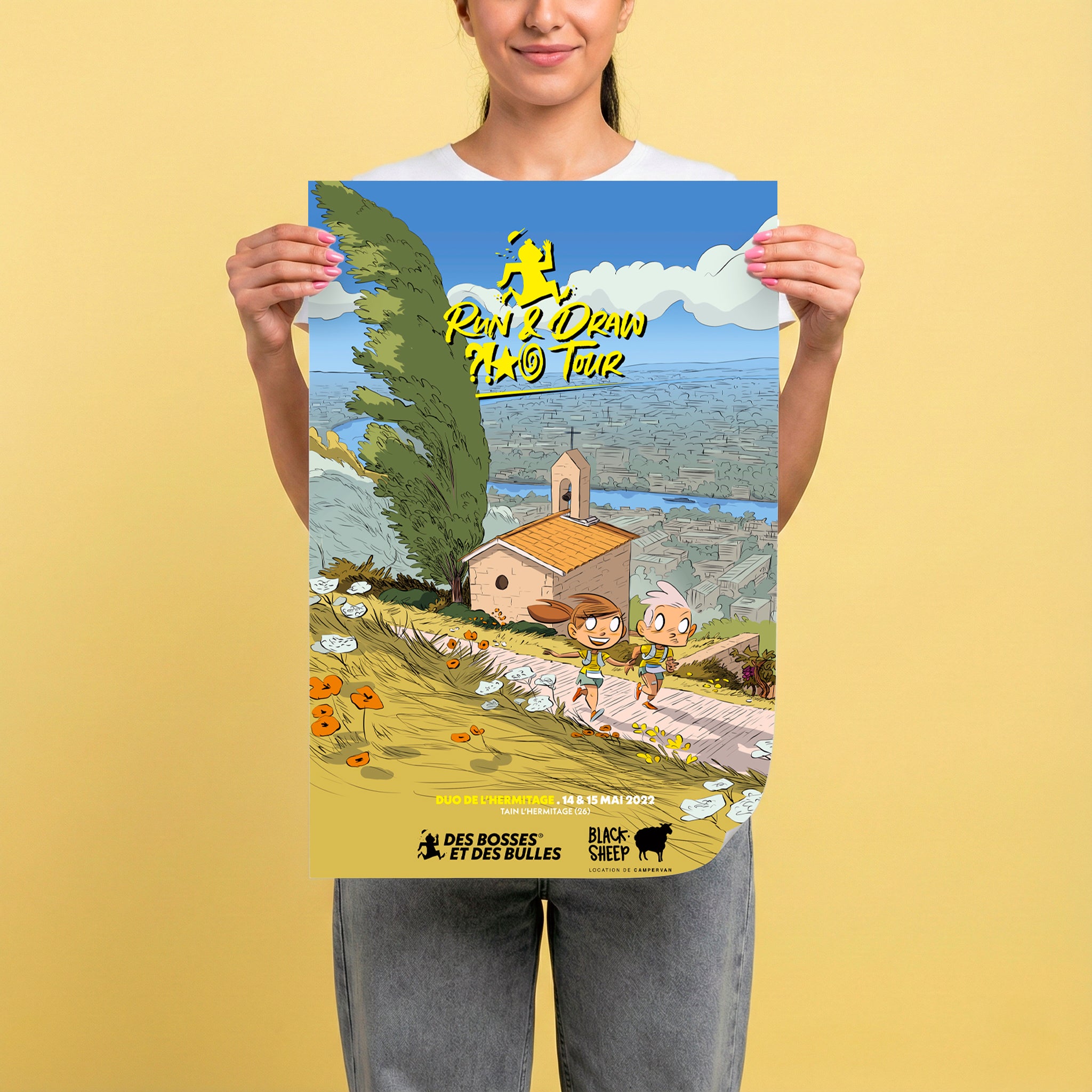 Affiche Des Bosses et Des Bulles n°1 – Duo de l’Hermitage 2022