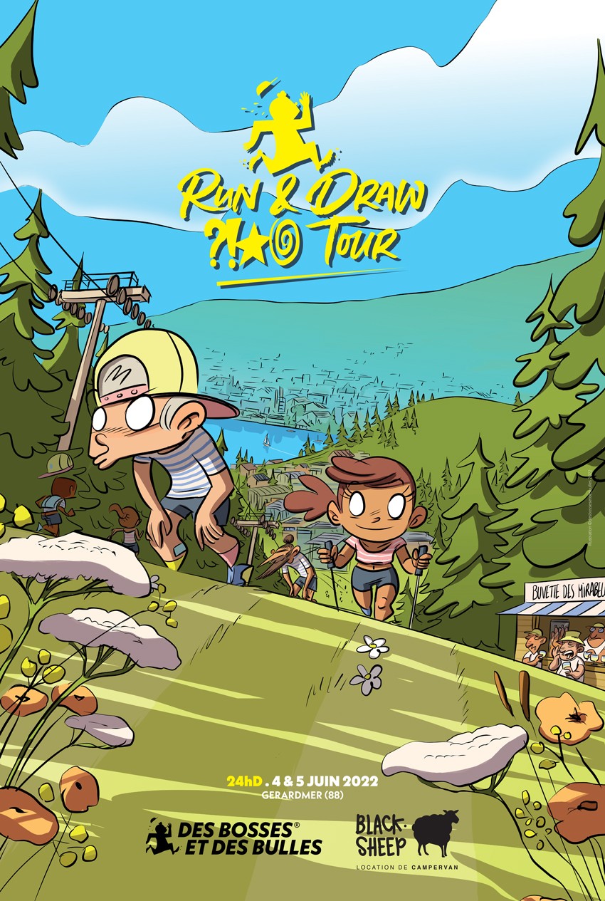 Affiche 24hD+ (Run & Draw 2022)