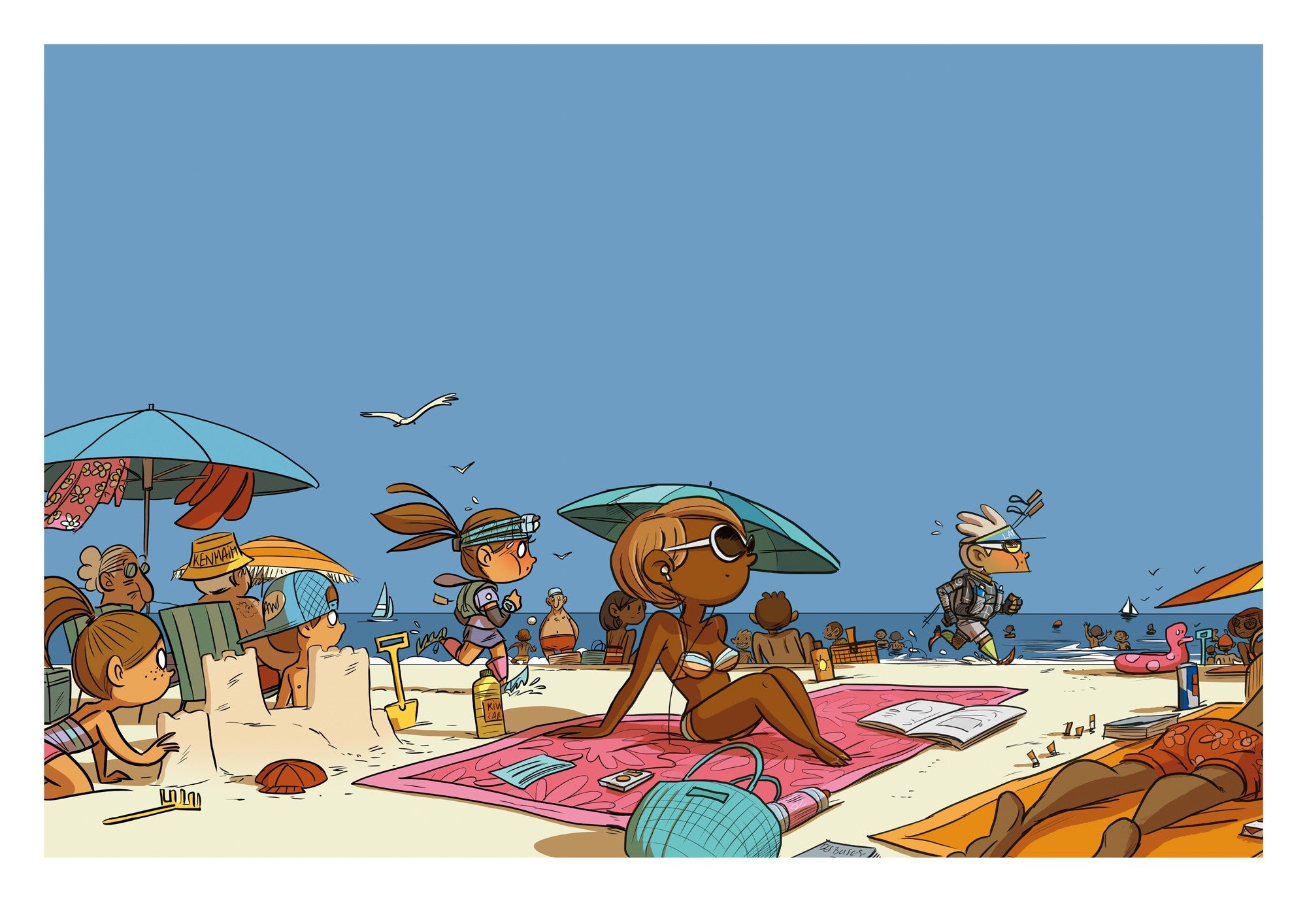 Des Bosses et Des Bulles Affiche Trail Ultra Playa