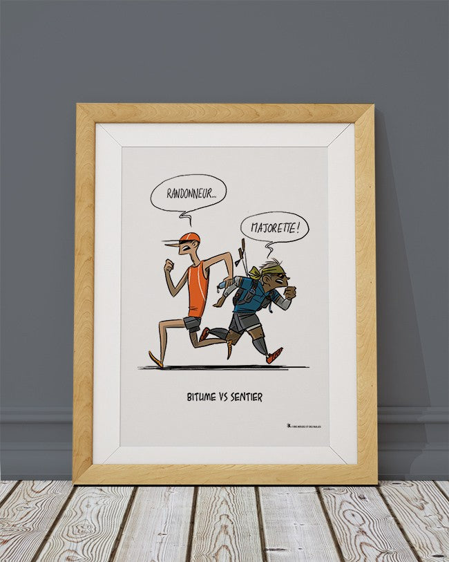 Bitume versus Sentiers