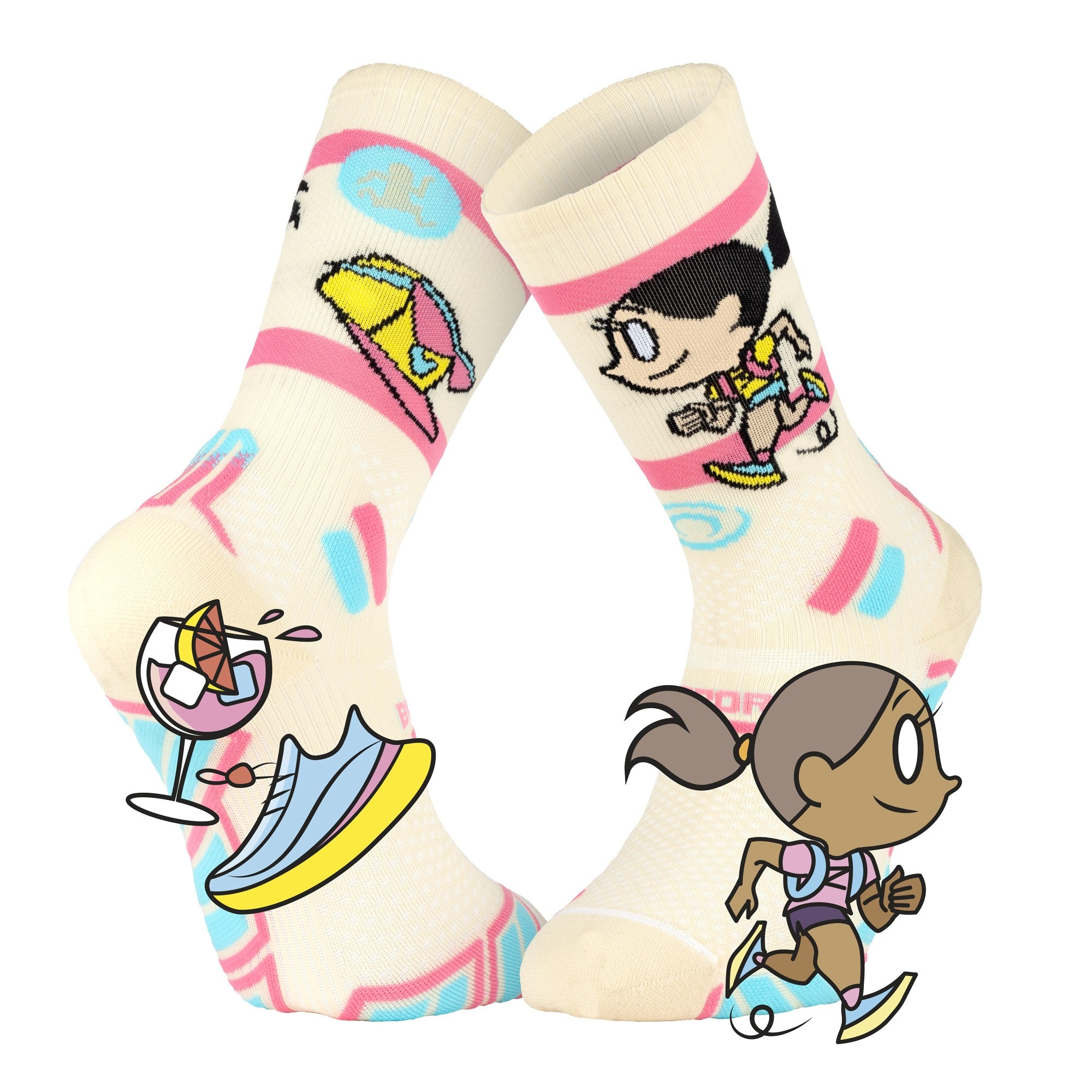 Chaussettes trail Run Tonic – Courez avec style et fun | DBDB x BV Sport