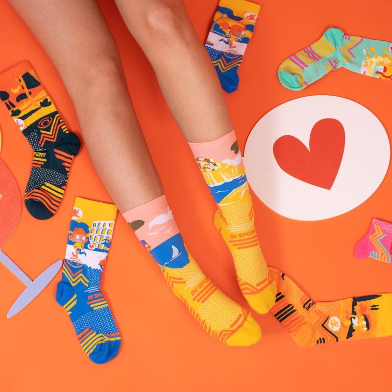 Chaussettes TRAIL ULTRA Ciao Bella cinque terre - Collector DBDB