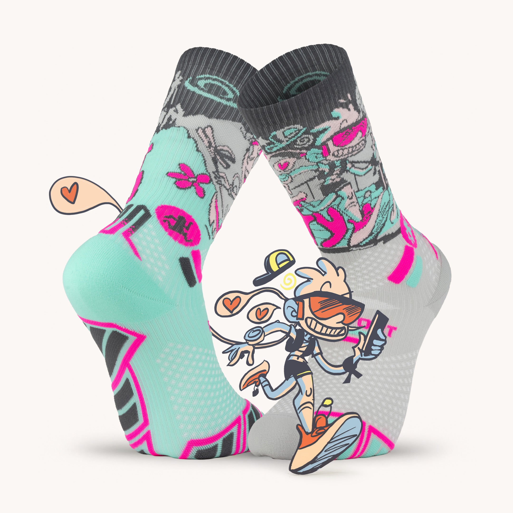 Chaussettes techniques City vs Mountain pour trail et running
