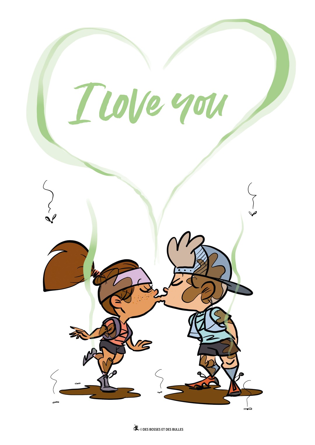 I love you (Et le trail) / Personnalisé