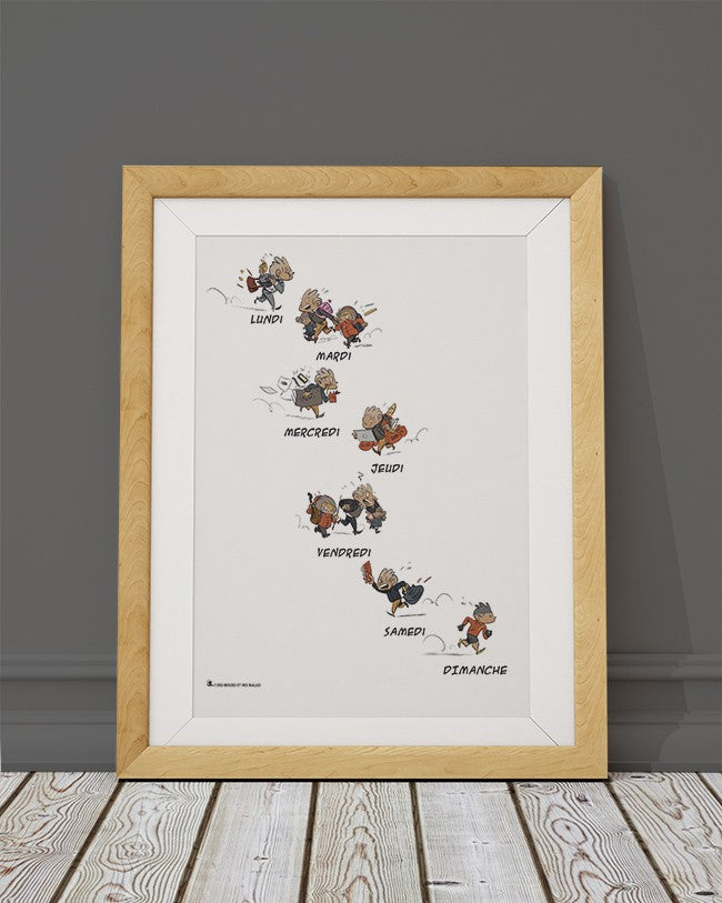 La semaine on court...et dimanche on se détend !