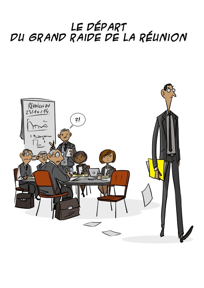 Le départ du Grand Raid de la Réunion