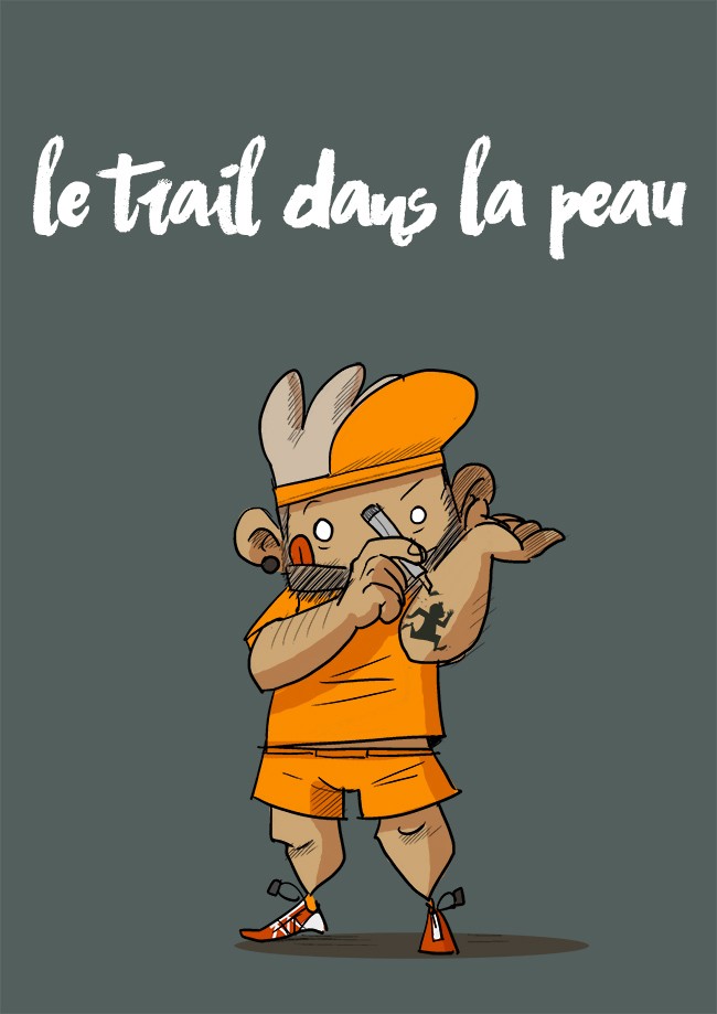 Le Trail dans la peau - kaki