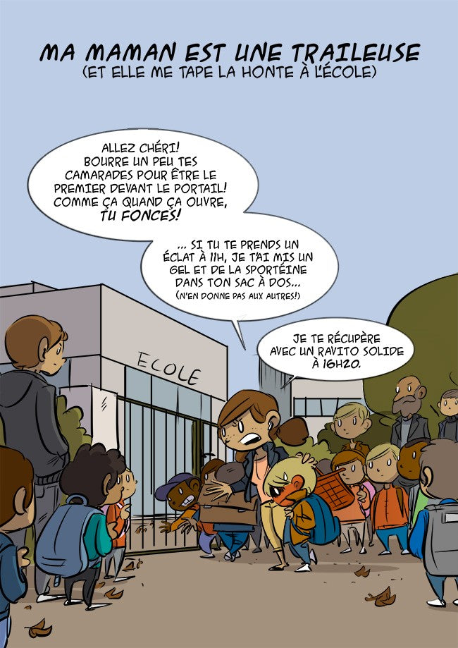 Ma maman est une traileuse et elle me tape la honte à l'école