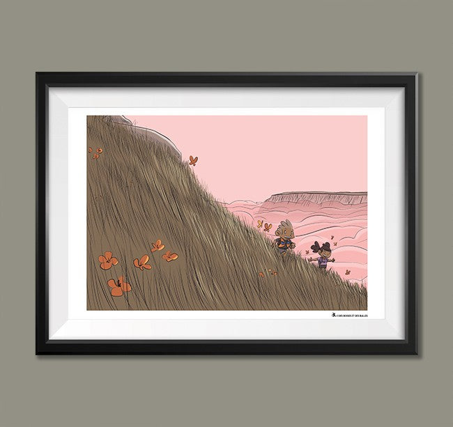 René-Charles et Marilou - Coquelicots