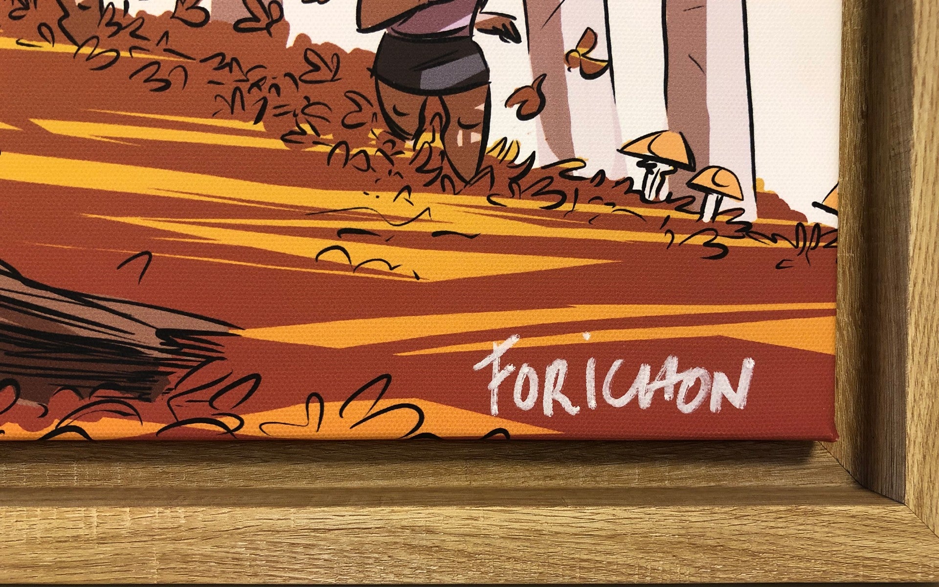 Run en forêt l'automne