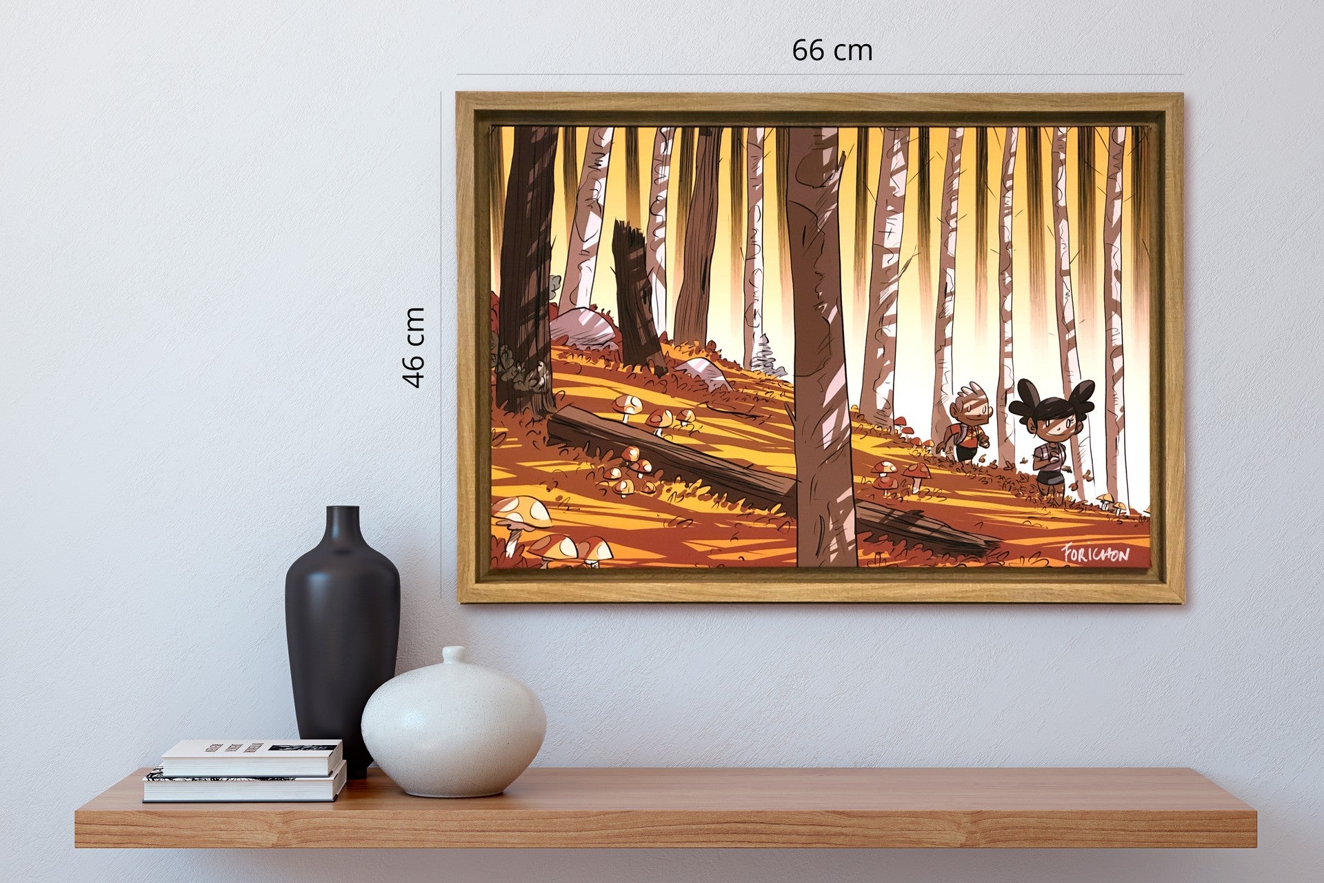 Run en forêt l'automne