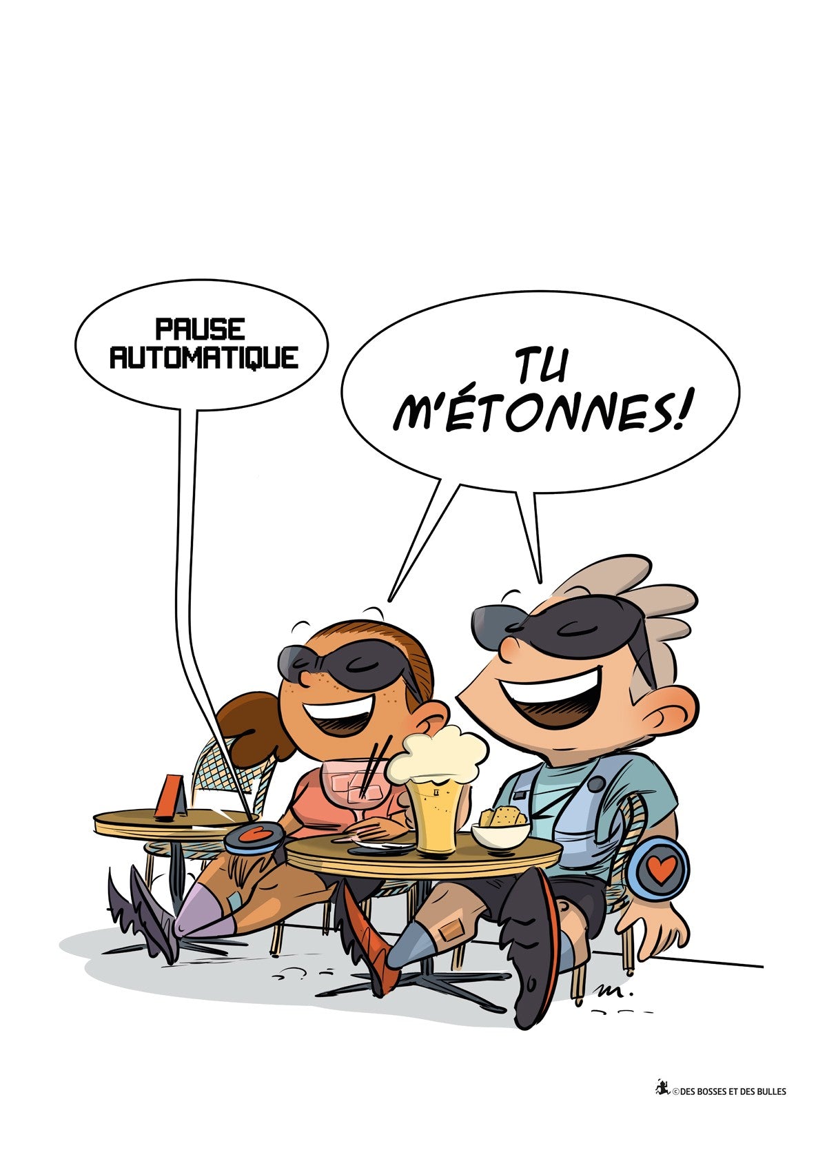 Pause automatique en terrasse