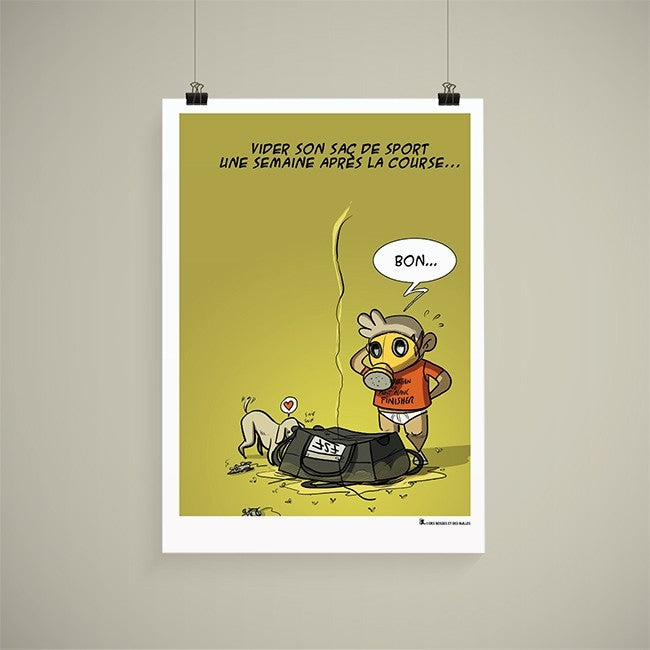 Vider son sac de sport