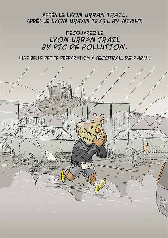 des bosses et des bulles - Lyon Urban Trail Night Fever