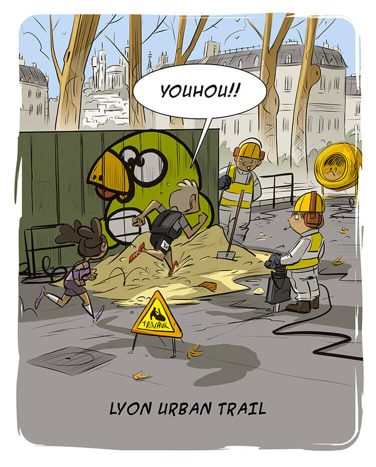 des bosses et des bulles - Lyon Urban Trail 2014 ! Top !