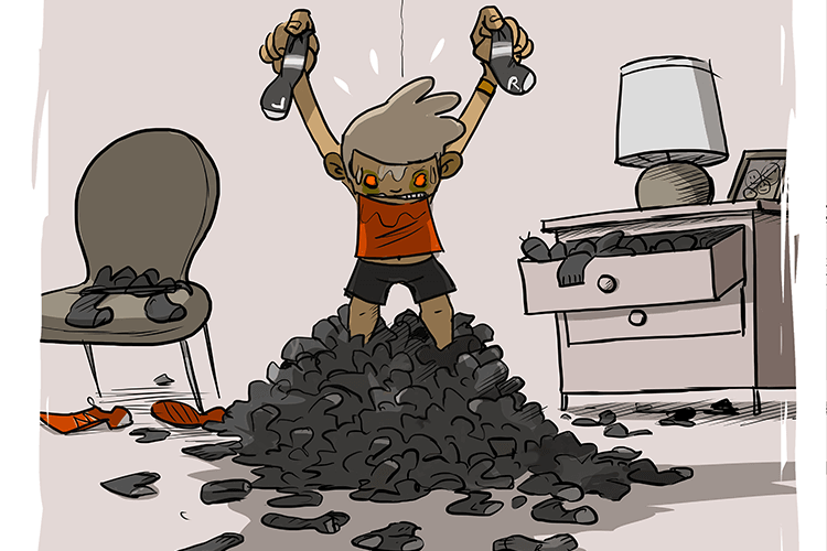 des bosses et des bulles - Les chaussettes noires