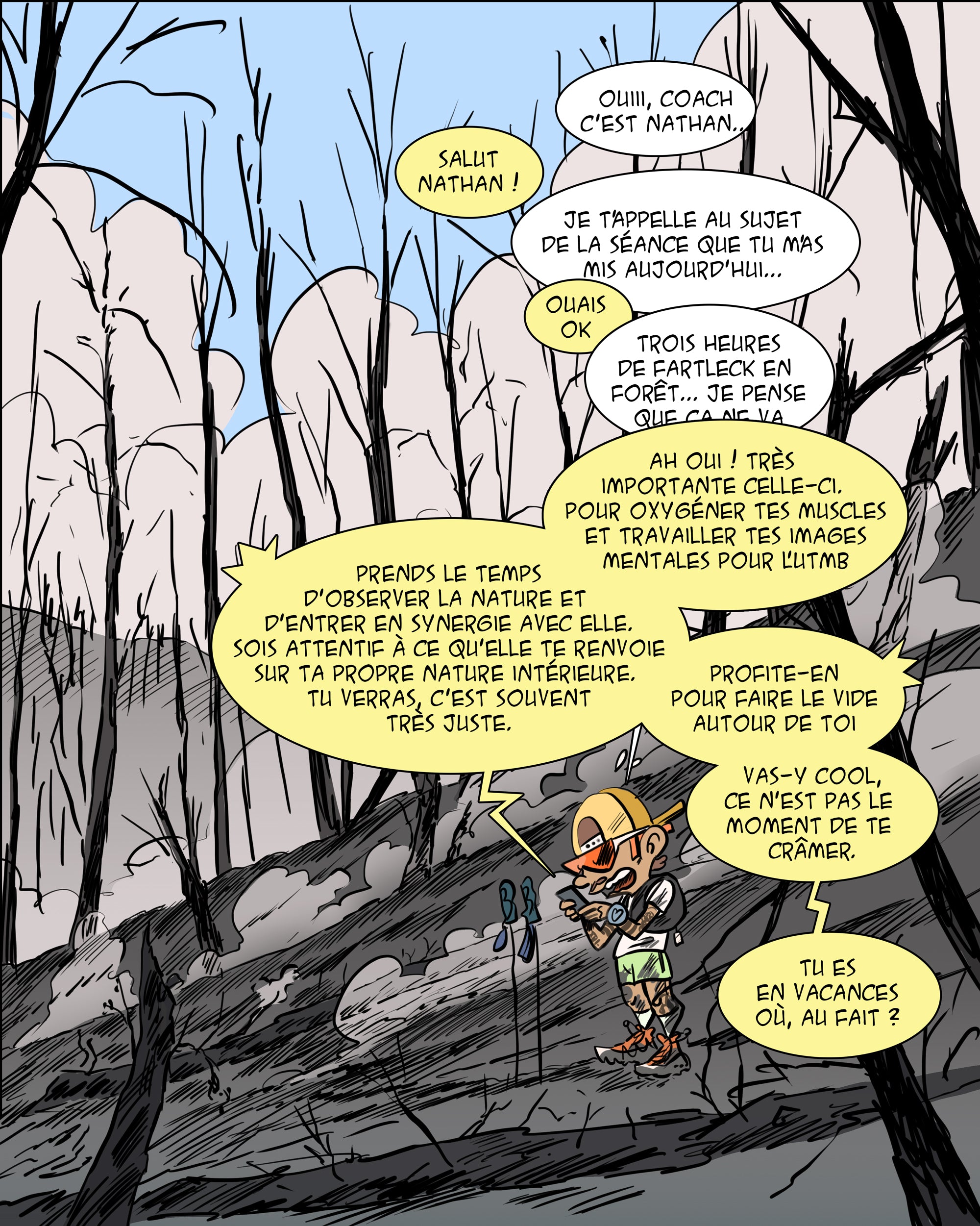 Fartleck en forêt