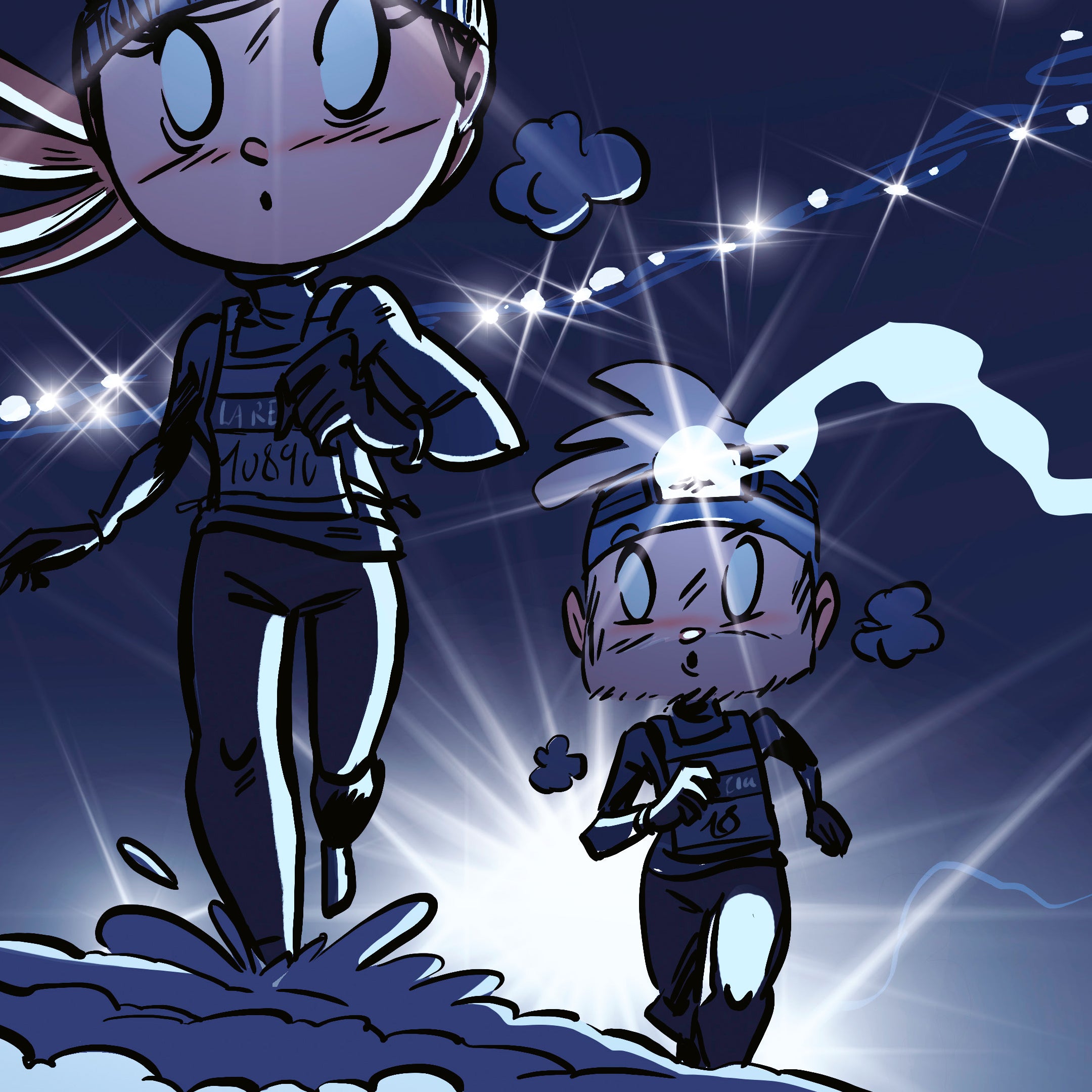 Affiche Des Bosses et Des Bulles n°13 – Saintélyon 2024