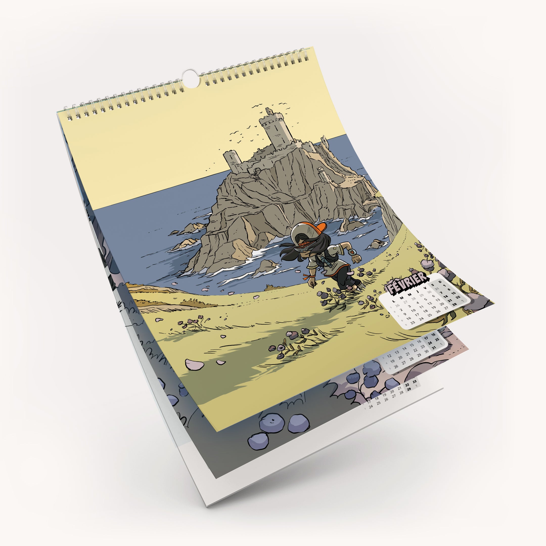 Calendrier mural Des Bosses et Des Bulles 2026