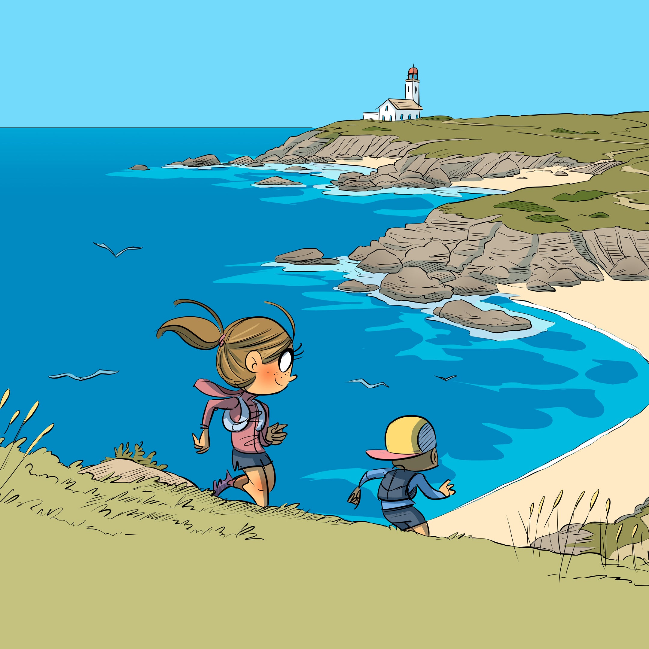 Affiche Des Bosses et Des Bulles n°5 – Belle-Île-en-Trail 2022