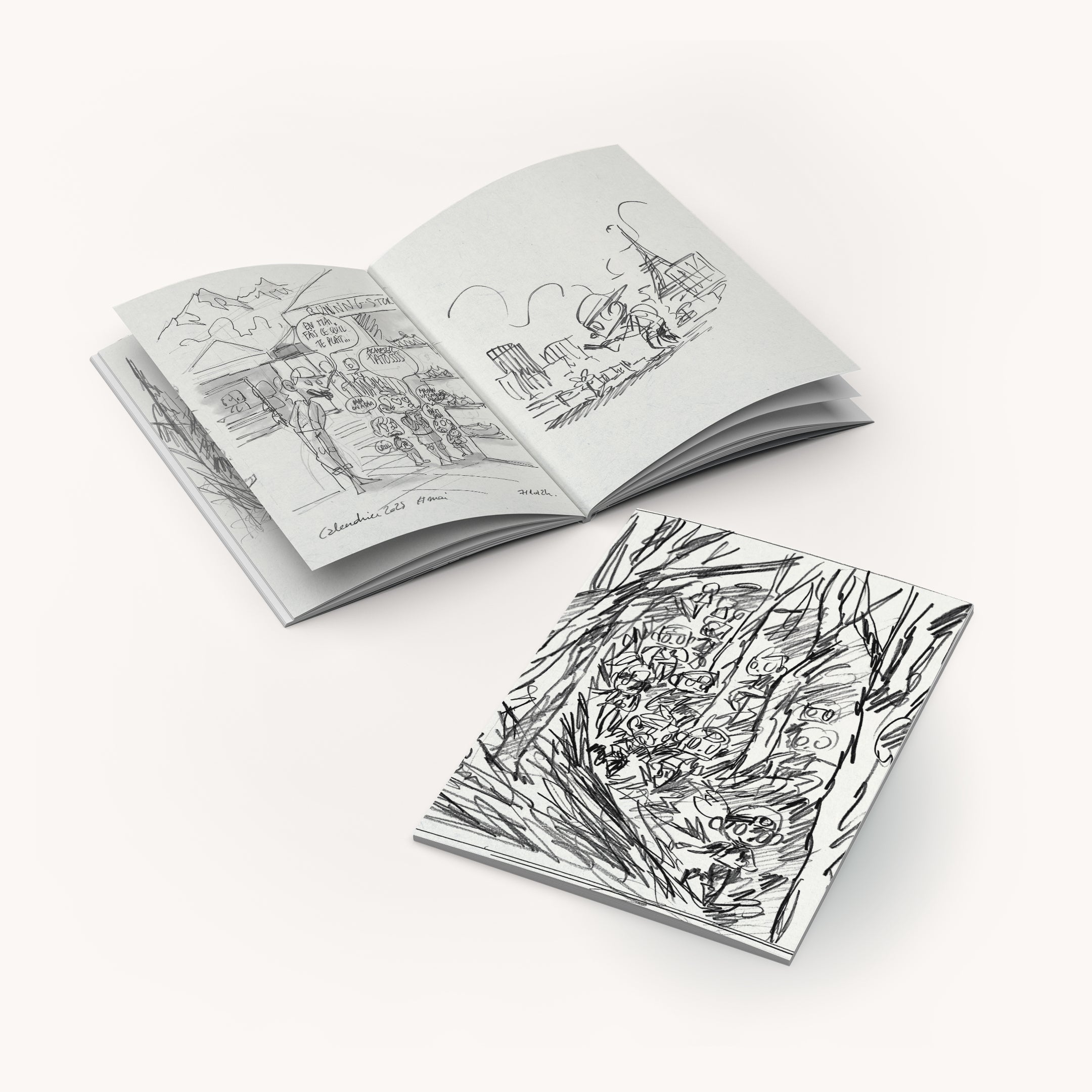 Carnet de croquis Des Bosses et Des Bulles