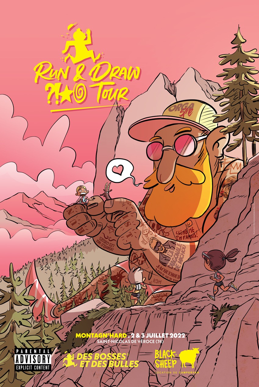 Affiche Spéciale Montagn'Hard (Run & Draw 2022)