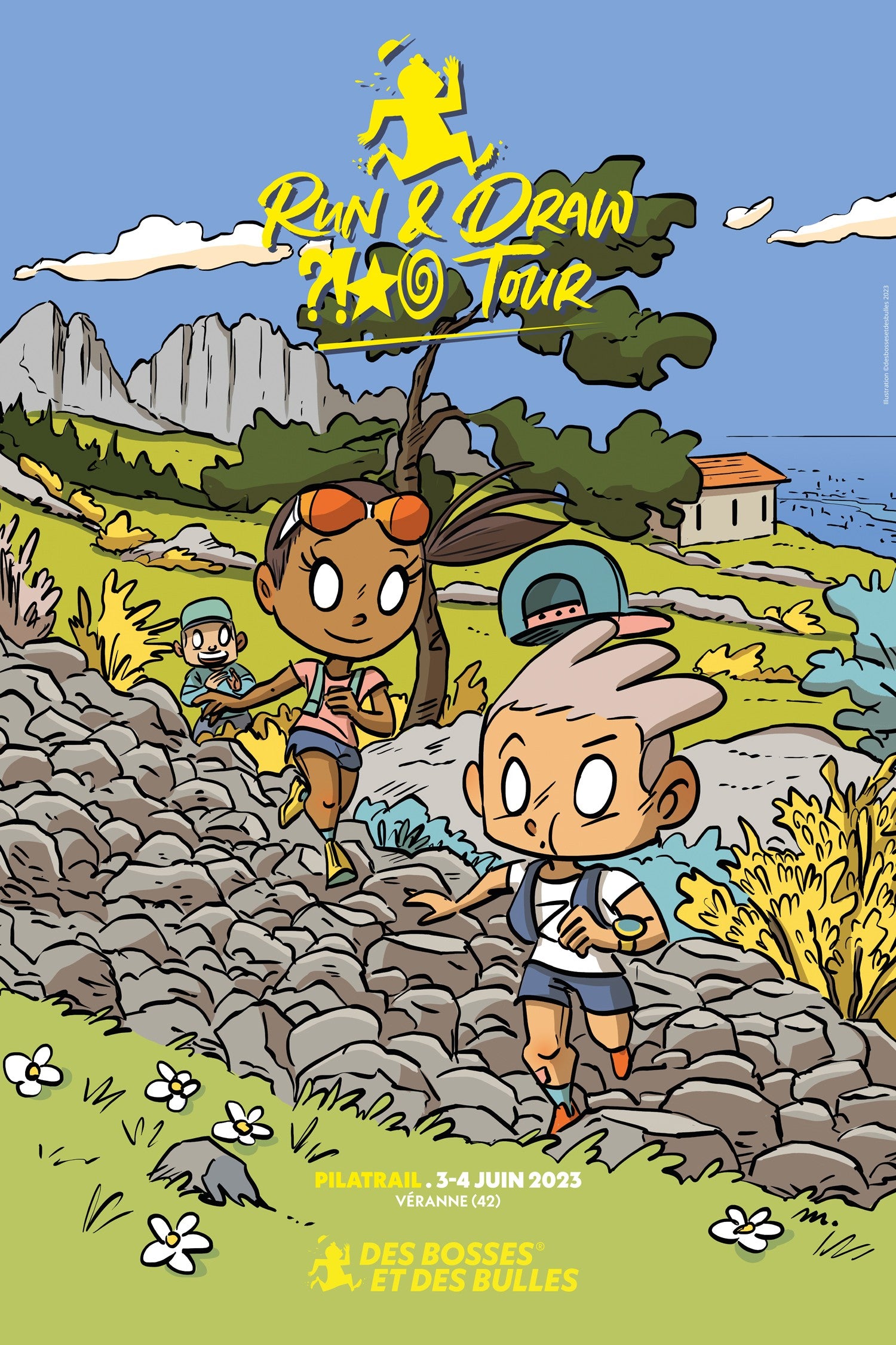 Affiche spéciale Pilatrail (Run & Draw 2023)