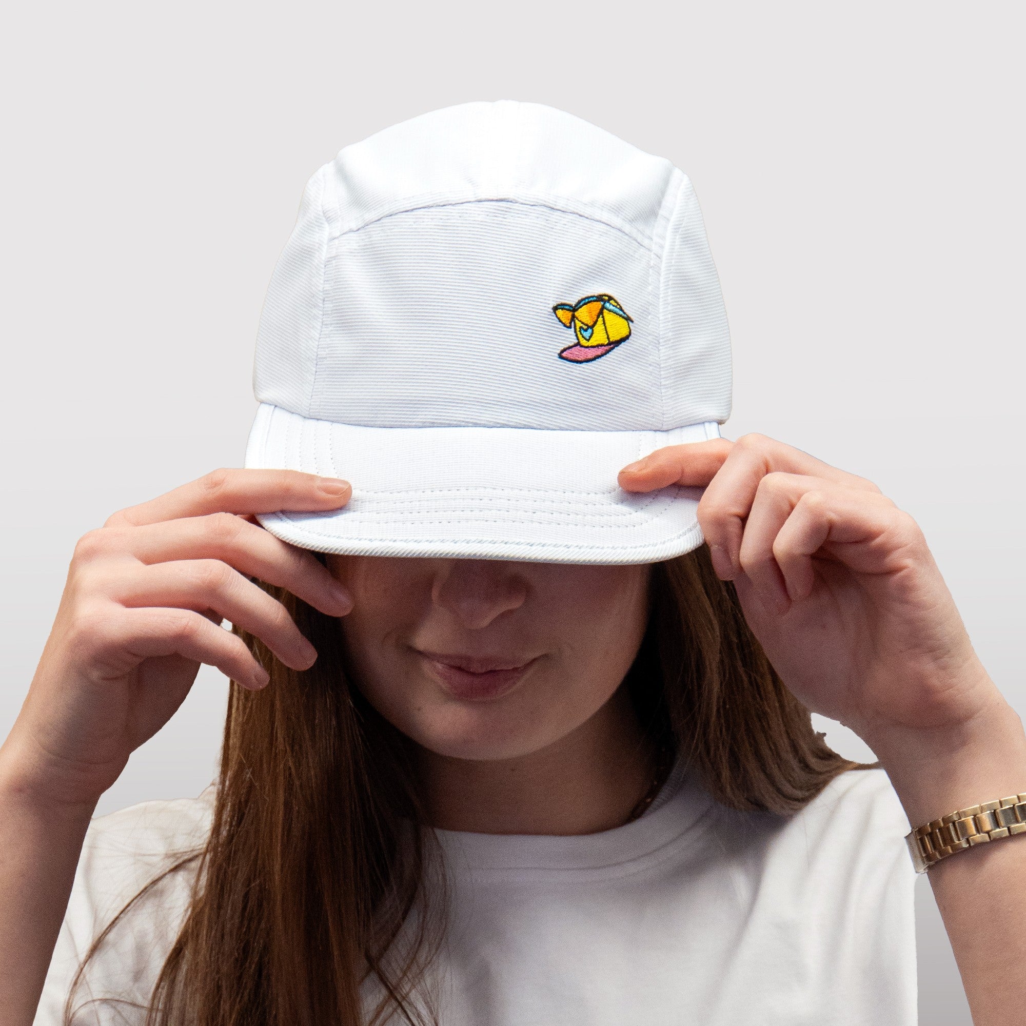Casquette unisexe 5 Panel DBDB Blanc
