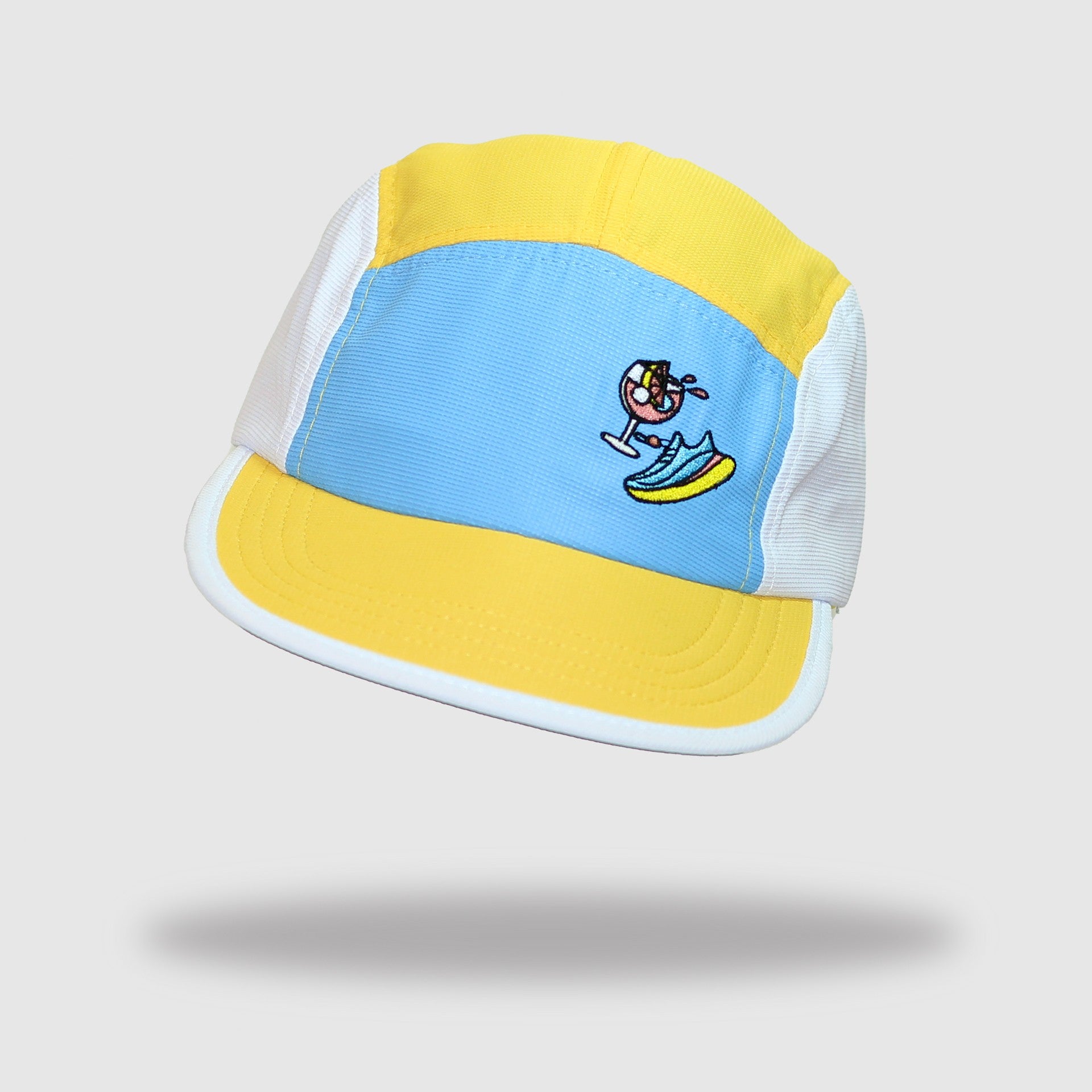 Casquette unisexe 5 Panel DBDB Jaune/Bleu