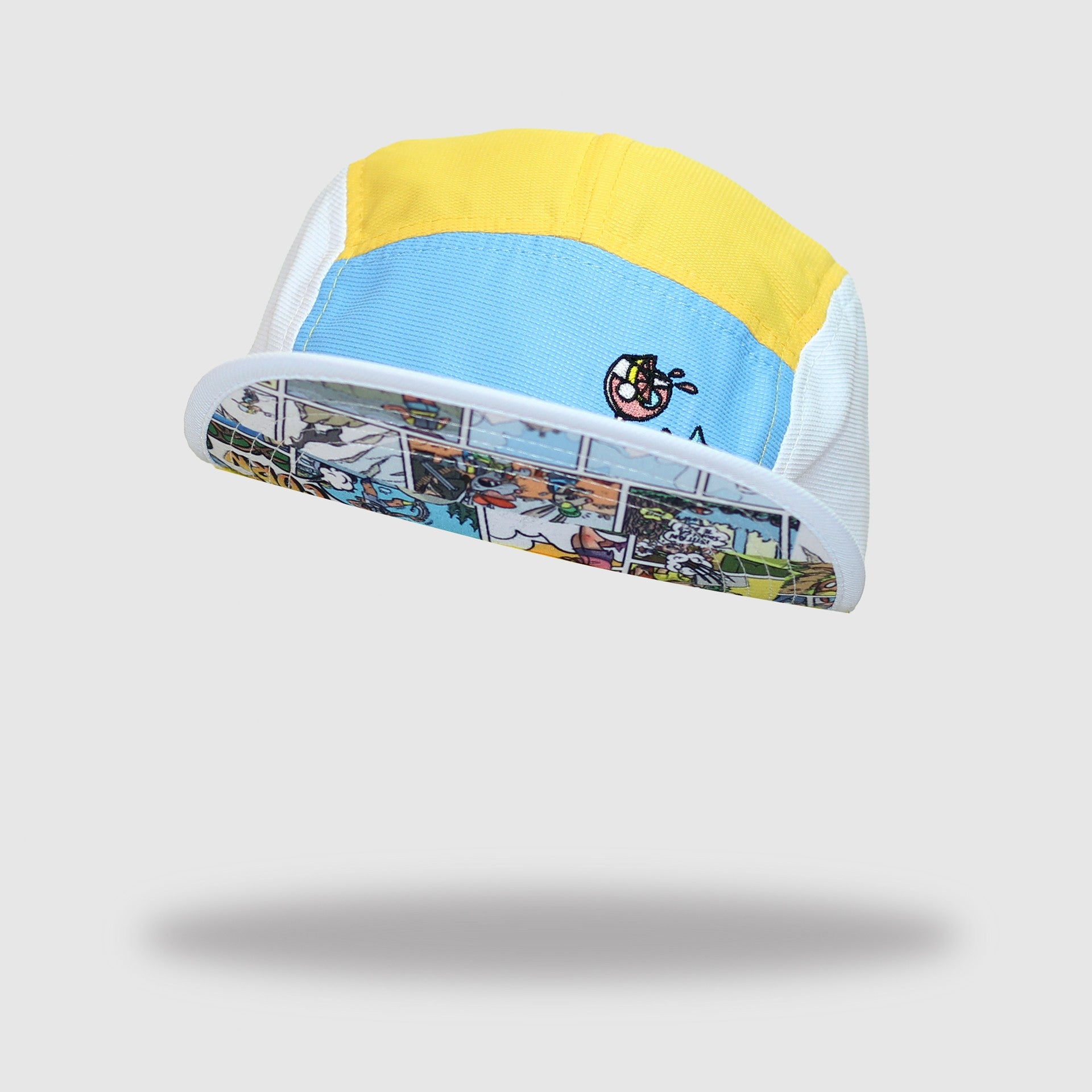 Casquette unisexe 5 Panel DBDB Jaune/Bleu