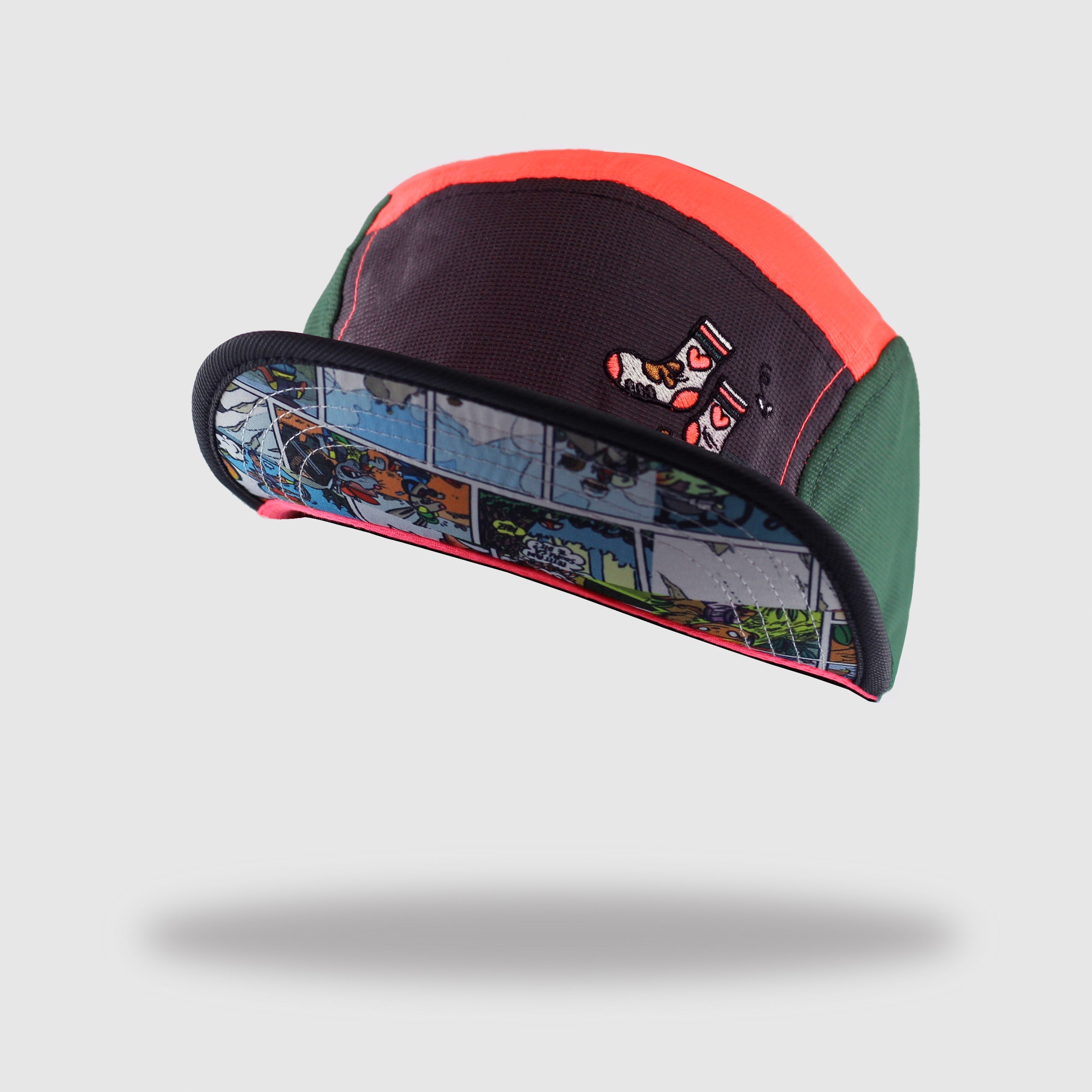 Casquette unisexe 5 Panel DBDB Retro bordeau