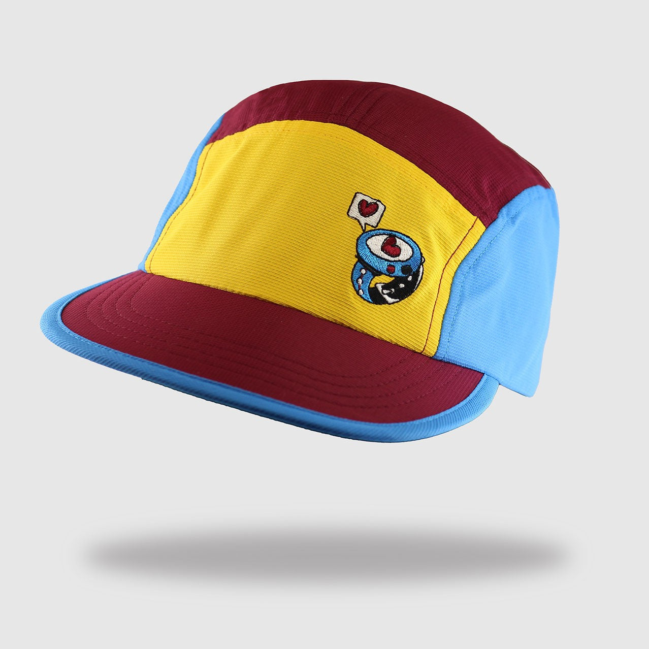 Casquette unisexe 5 Panel DBDB Retro bordeau