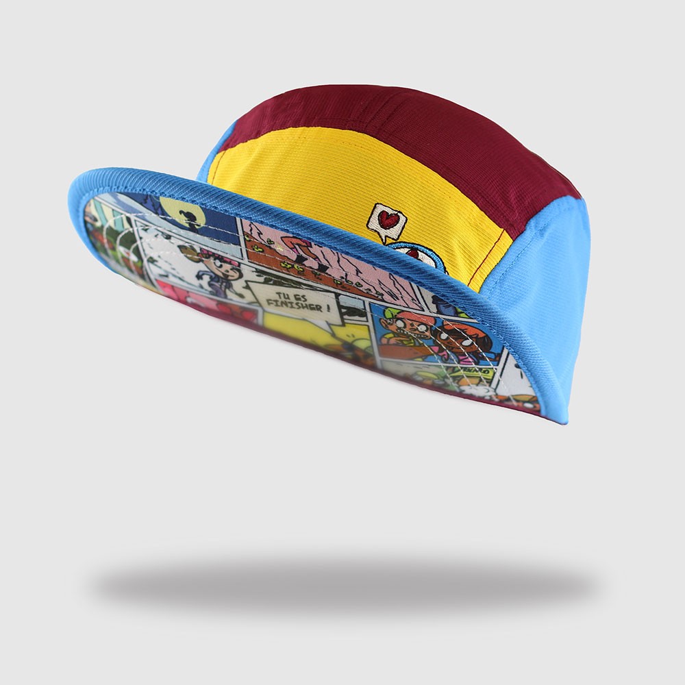 Casquette unisexe 5 Panel DBDB Retro bordeau