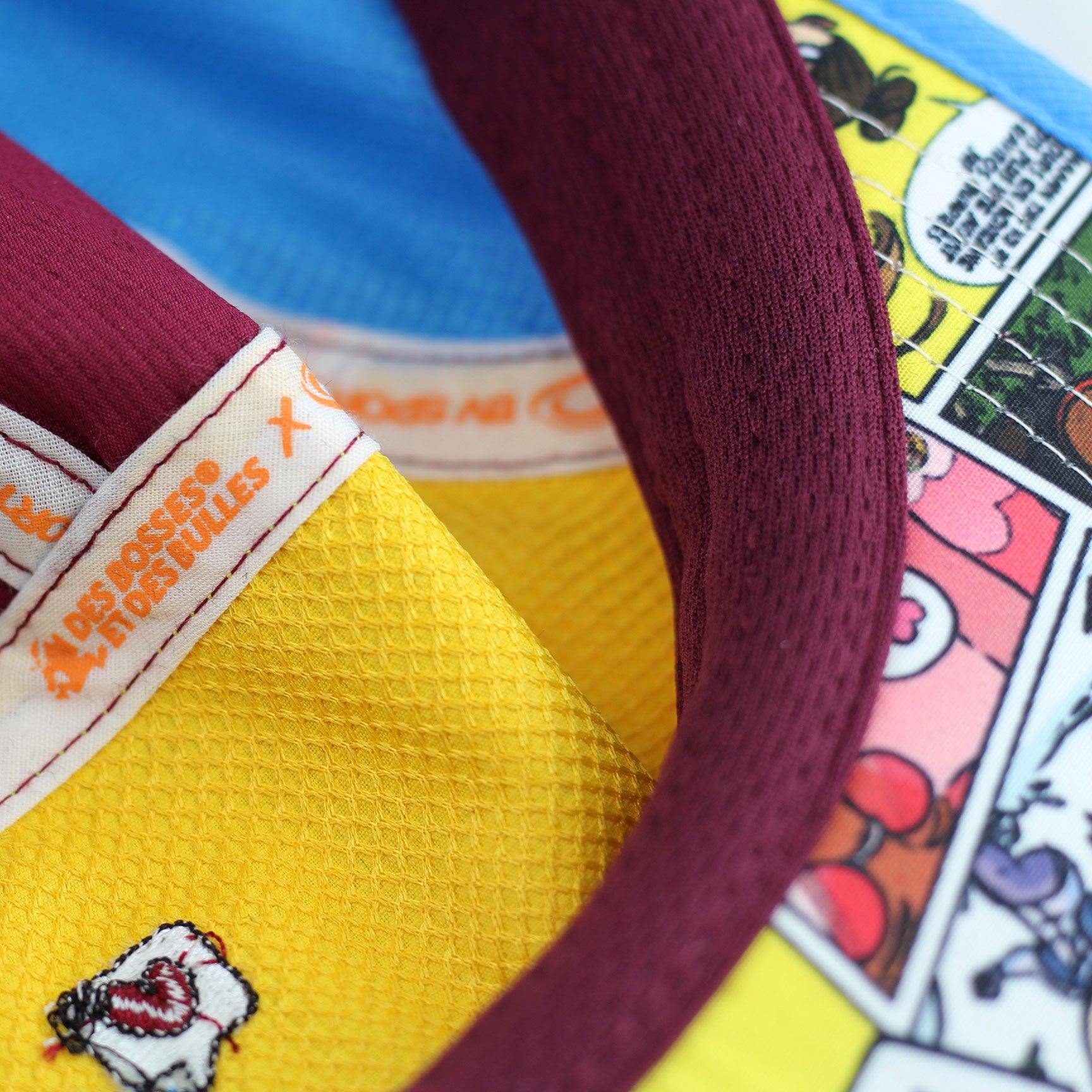 Casquette unisexe 5 Panel DBDB Retro bordeau