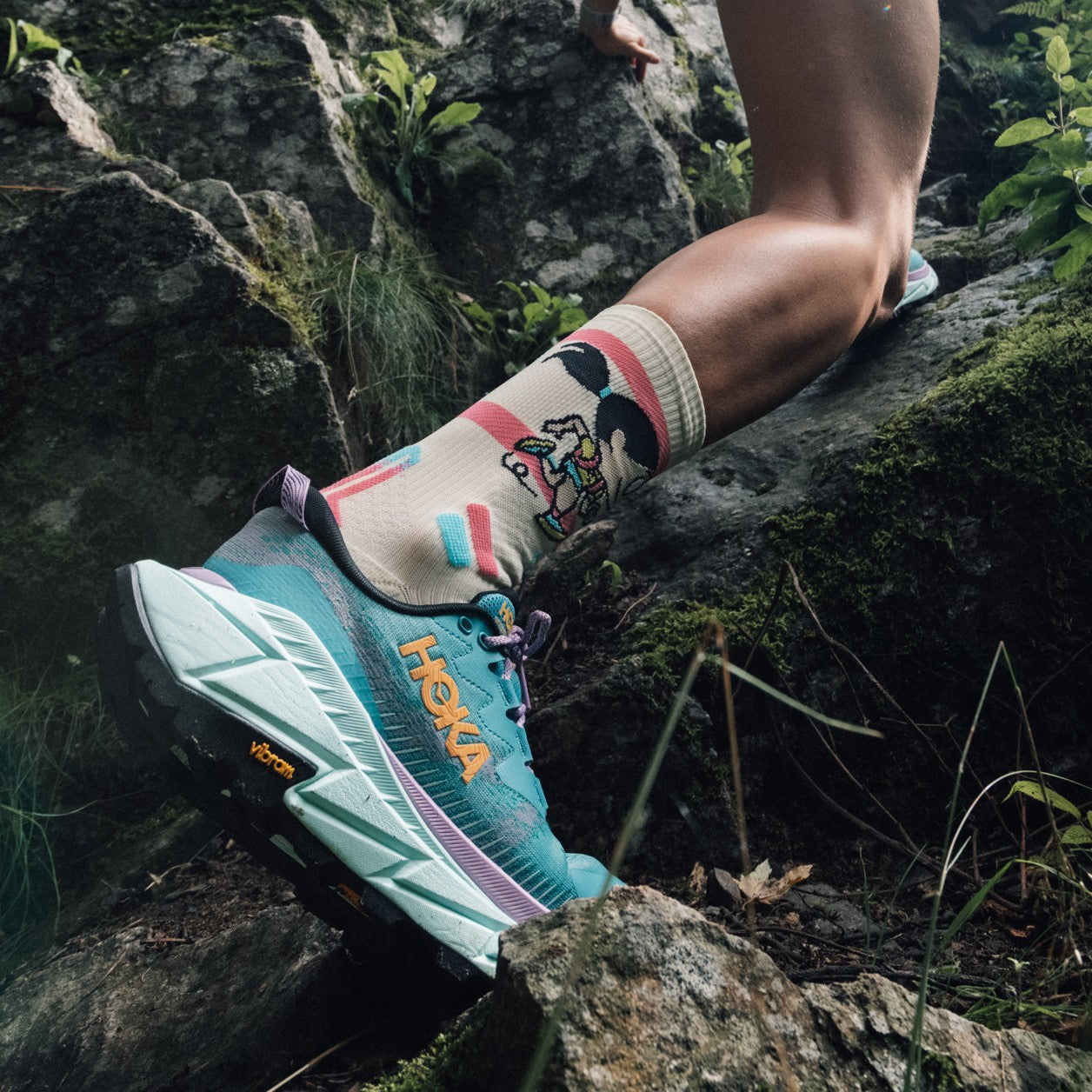 Chaussettes trail Run Tonic – Courez avec style et fun | DBDB x BV Sport