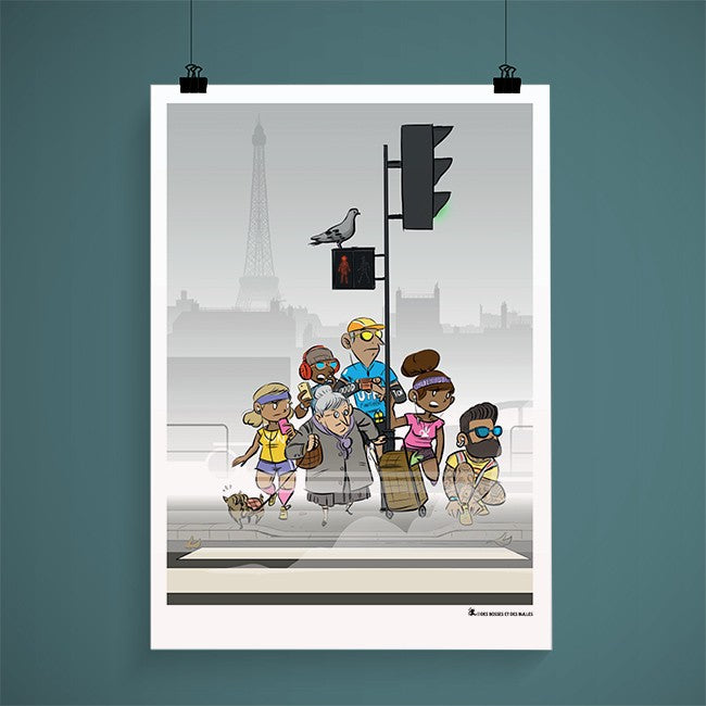 Et vous, vous faites quoi au feu rouge?